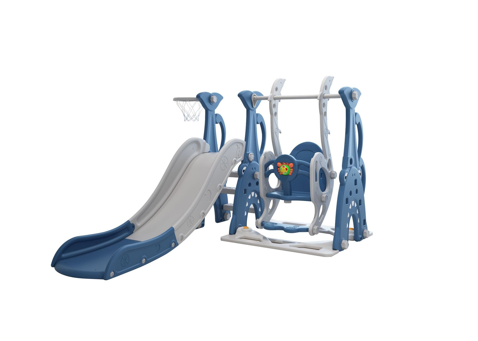 Clamaro Indoor-Rutsche Rutsche, Schaukel für Kinder,