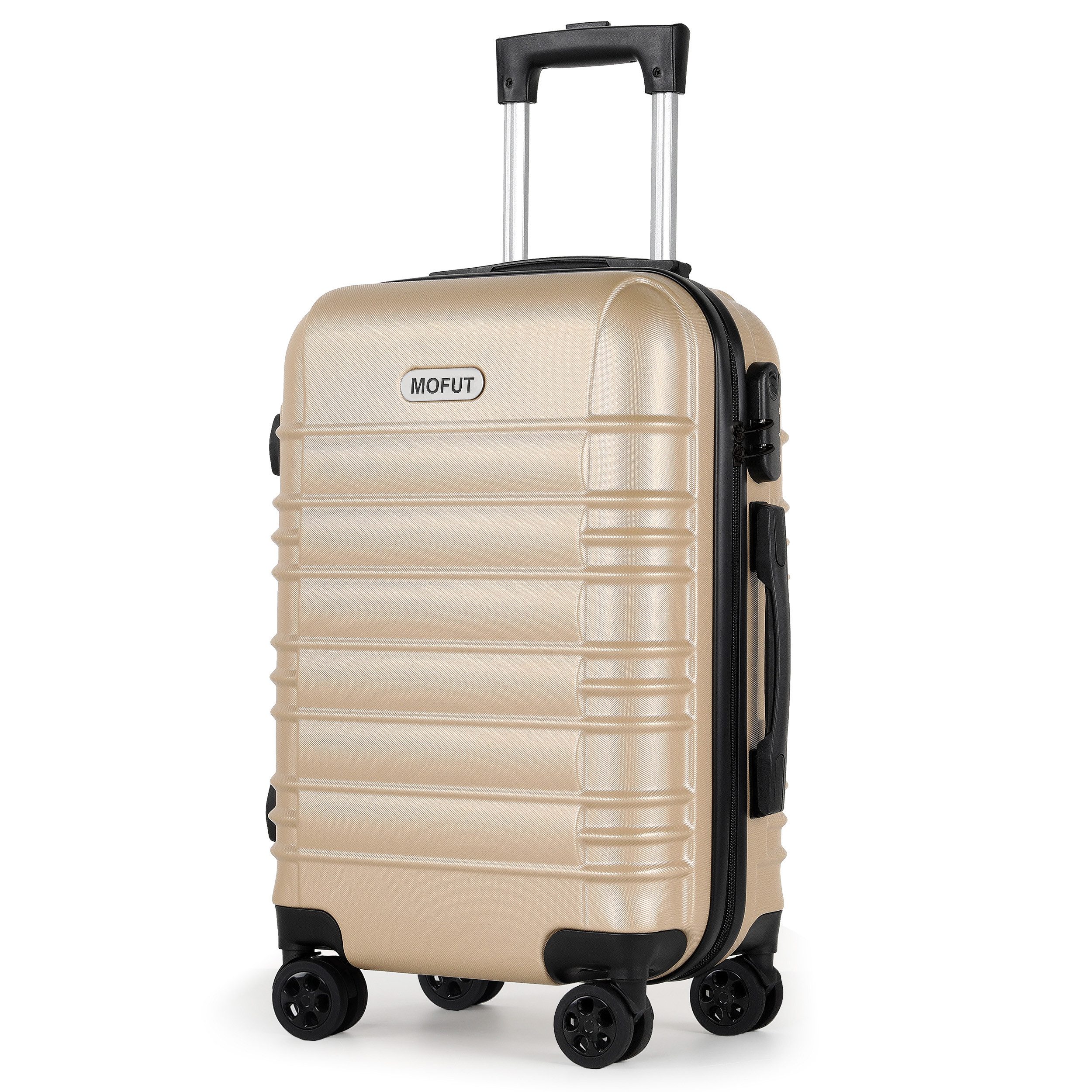 MoFut Koffer Zwillingsrollen Reisekoffer Koffer Trolleys