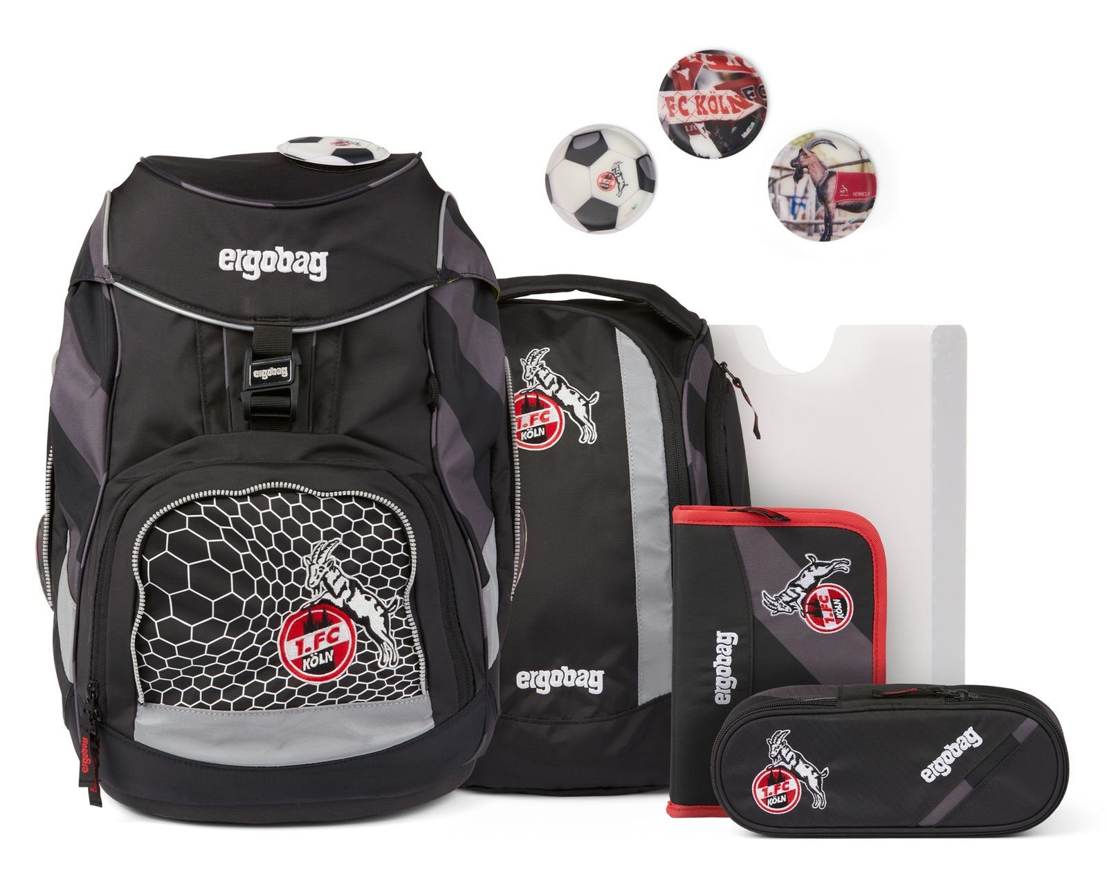 ergobag Schulranzen Football-Edition (Set, 5-tlg)