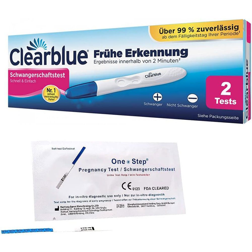 Clearblue Schwangerschaftstest Frühe Erkennung 2 Stk.