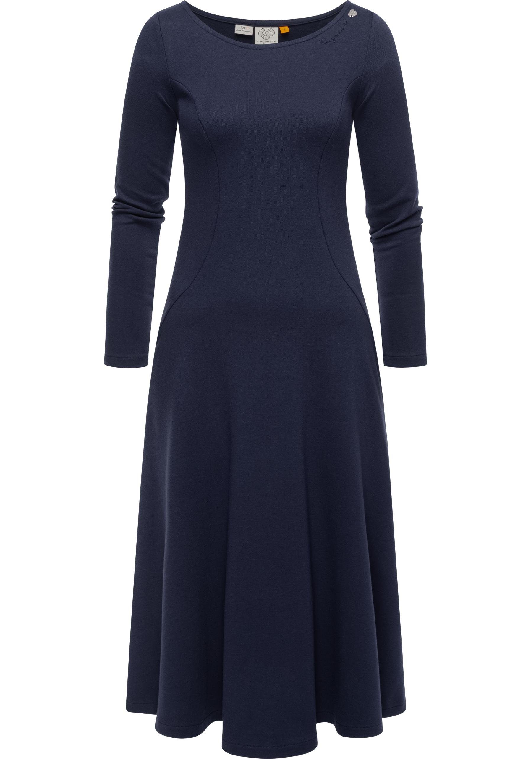 Ragwear A-Linien-Kleid Appero Long Stylisches Langarm-Kleid