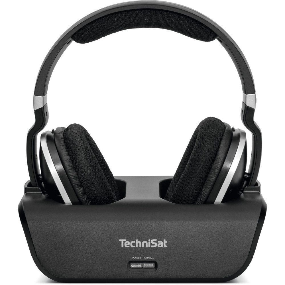 TechniSat STEREOMAN 2 schwarz/silber TV-Kopfhörer Funk-Kopfhörer