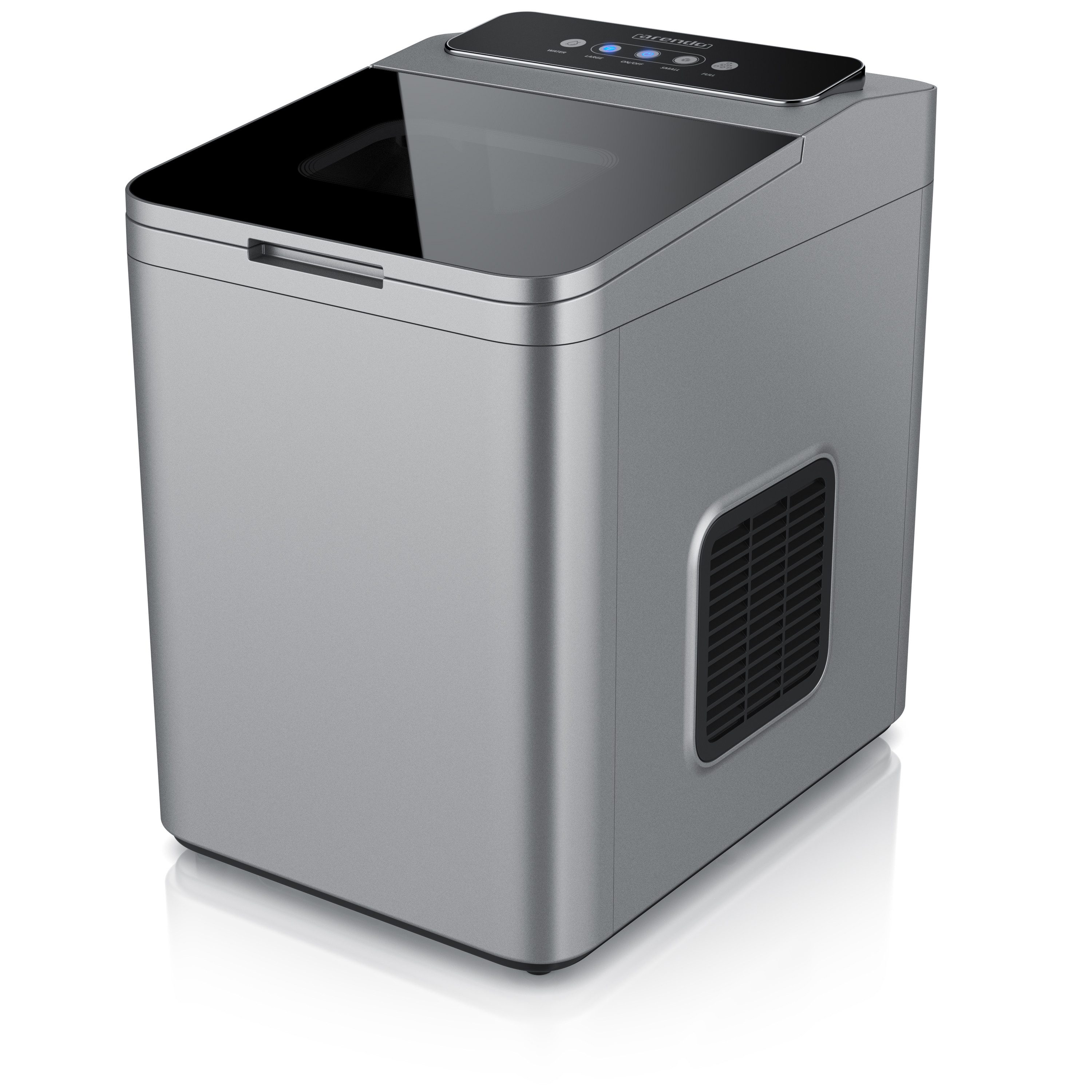 Arendo Eiswürfelmaschine Eiswürfelbereiter 105W, 1,4 Liter