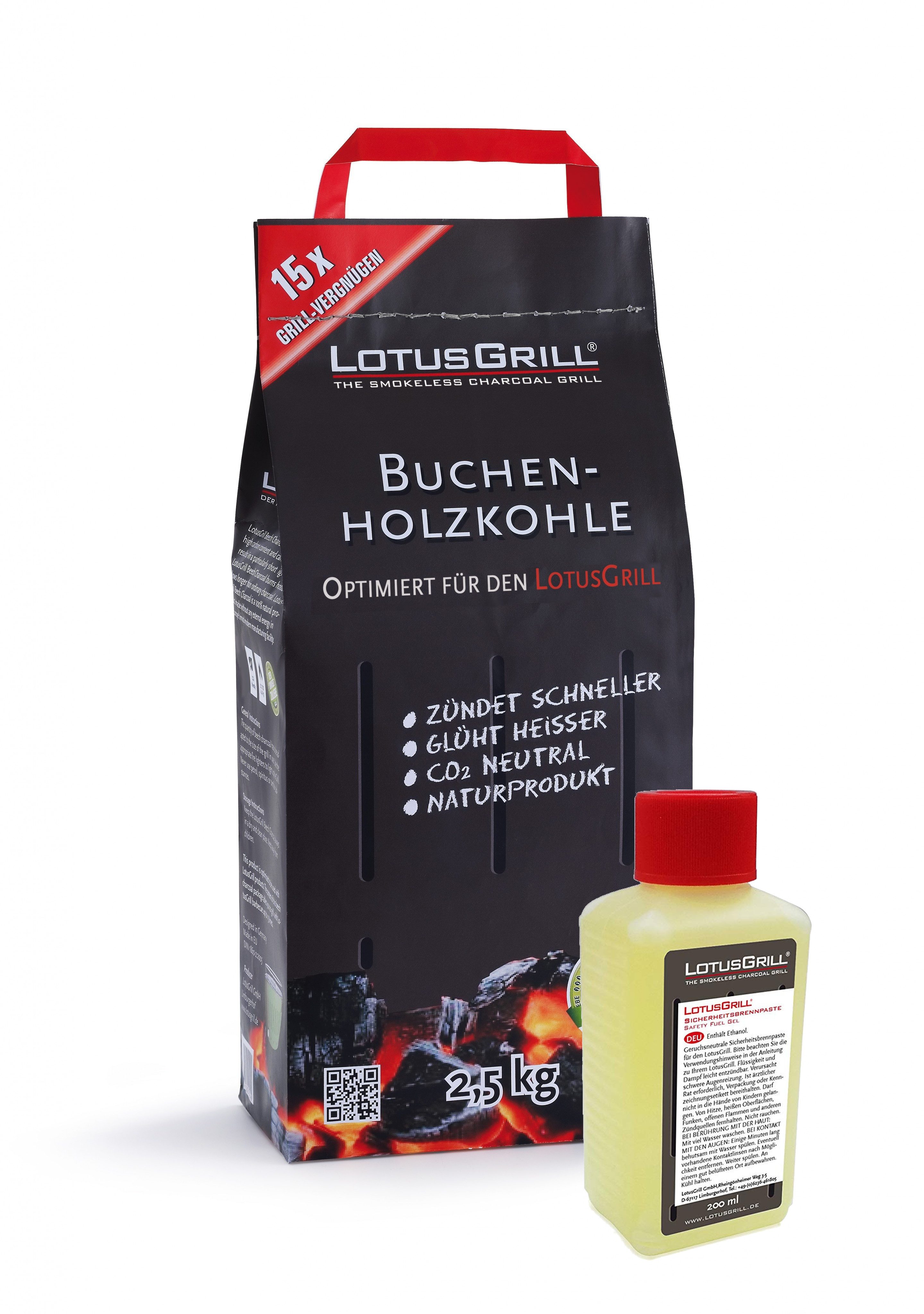 LotusGrill Holzkohlegrill Anzündset Nr.1 - 1x