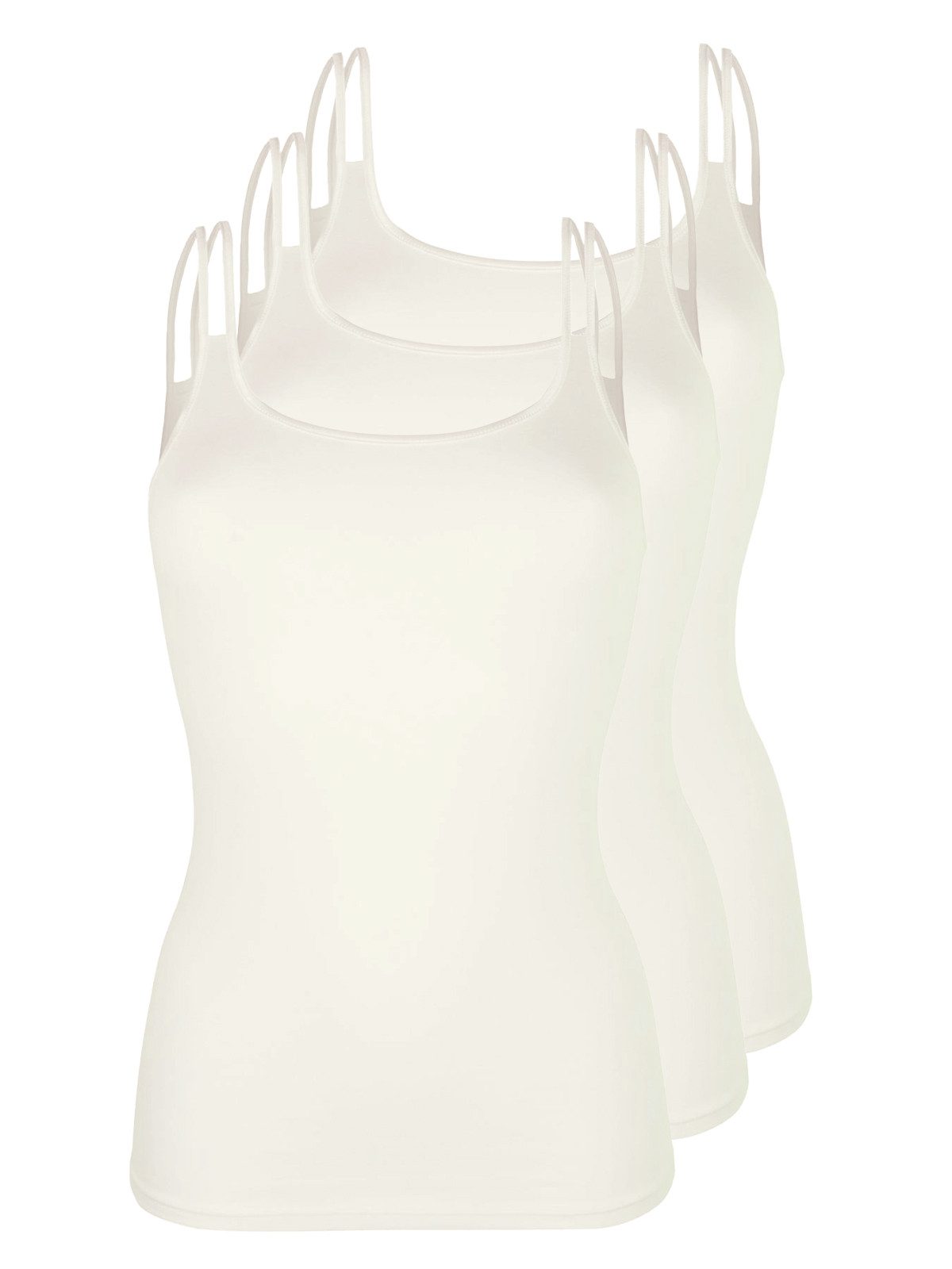 Pompadour Achseltop 3er Pack Damen Top