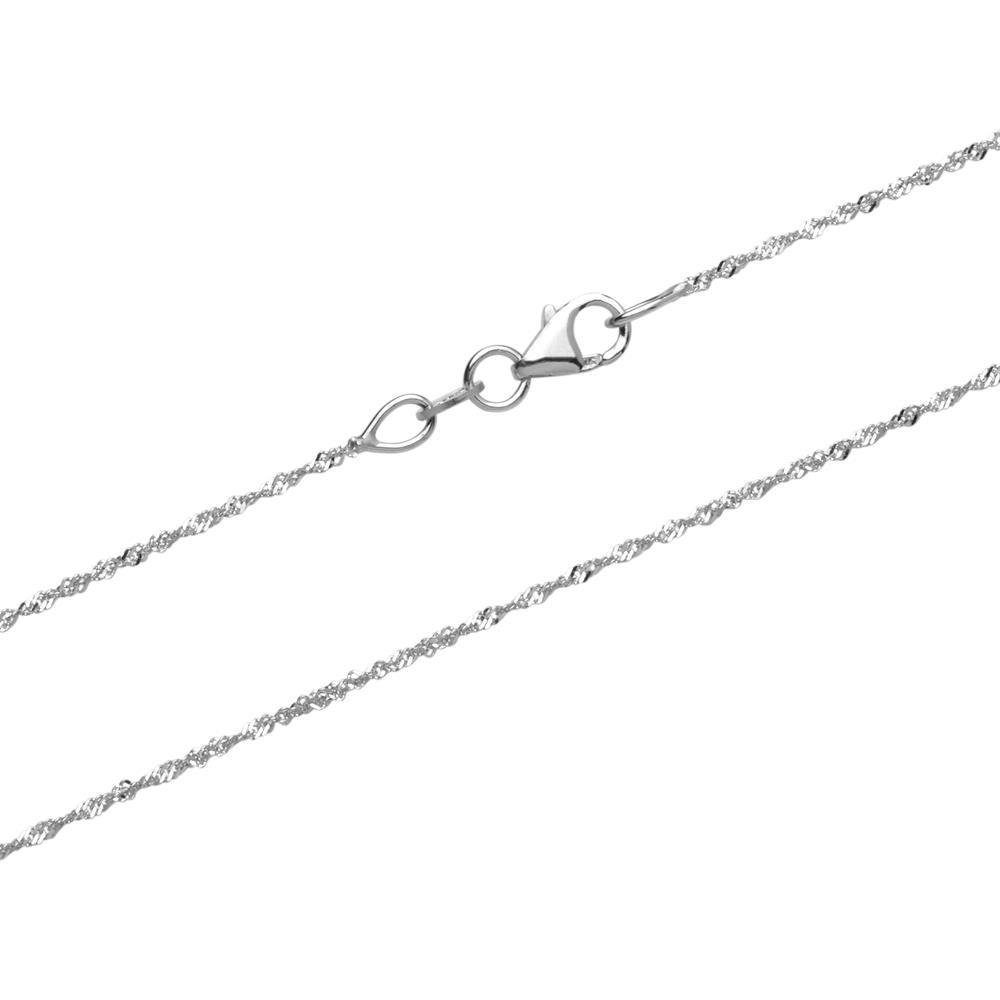Unique Goldkette Glänzende Singapurkette aus 375er