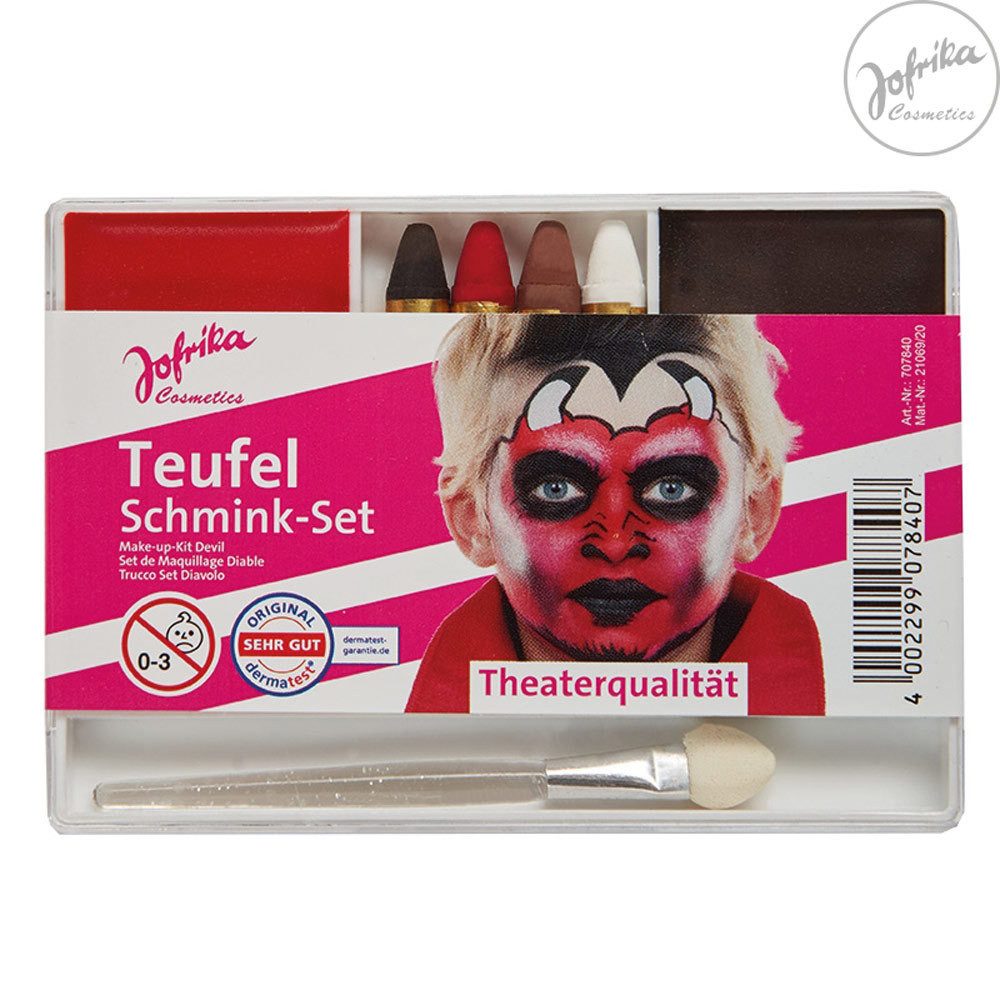 jofrika Schmink-Set Jofrika Karneval Schmink-Set 'Teufel'
