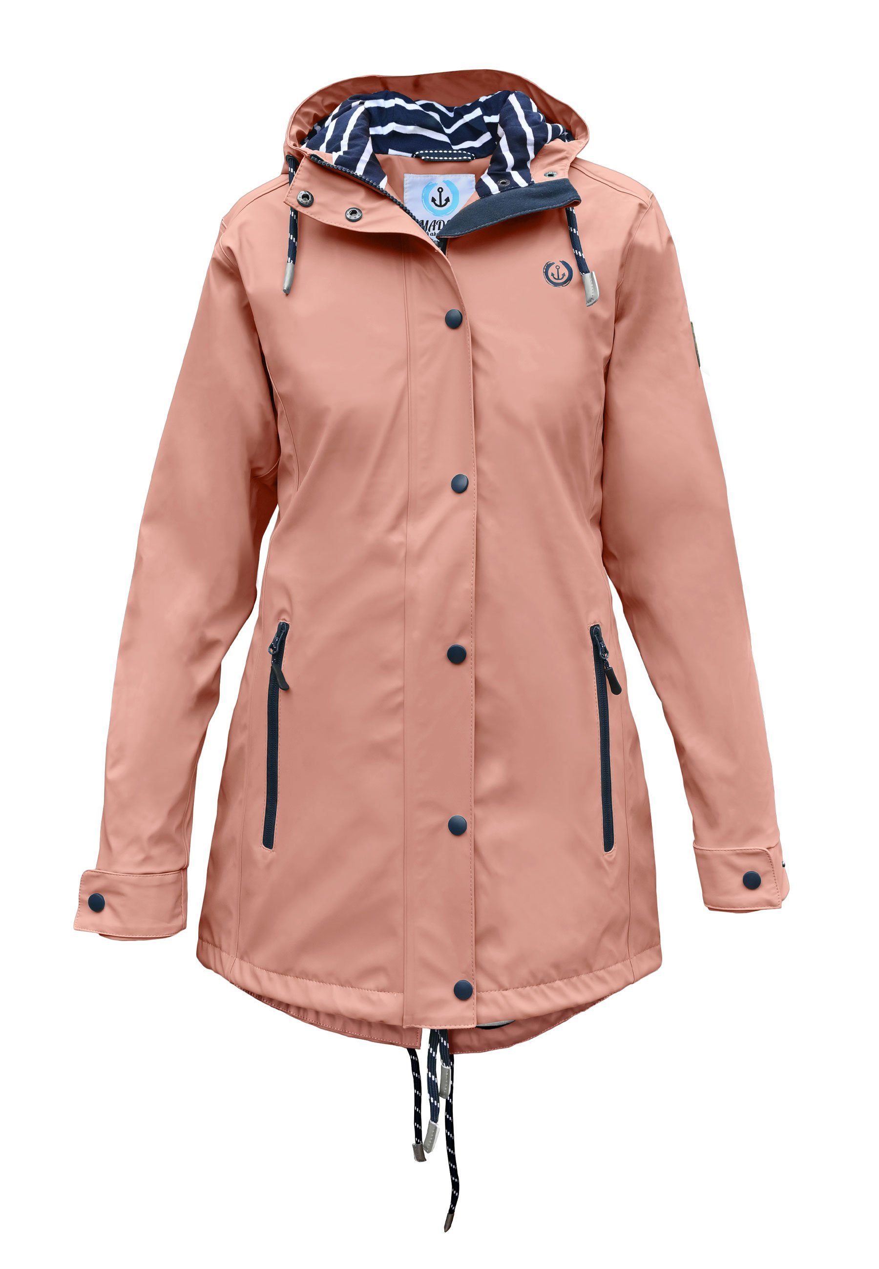 MADSea Regenjacke Regenjacke Friesennerz Rosa taillierter
