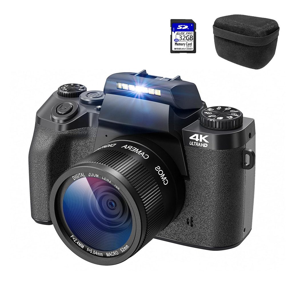 HT W5 Digitalkamera 4K mit 4.0'