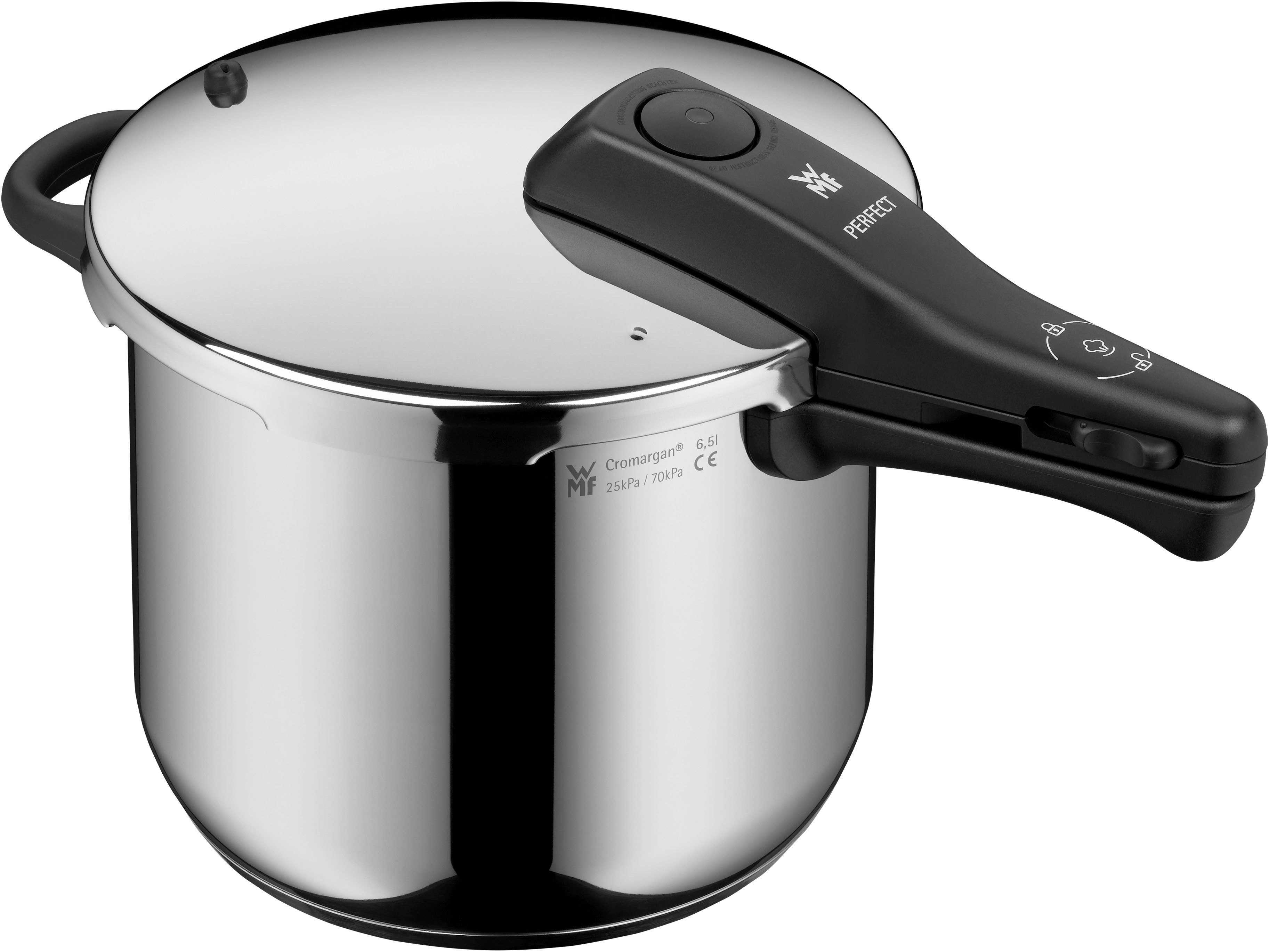 WMF Schnellkochtopf Perfect Dampfkochtopf, Edelstahl, Kochanzeige,