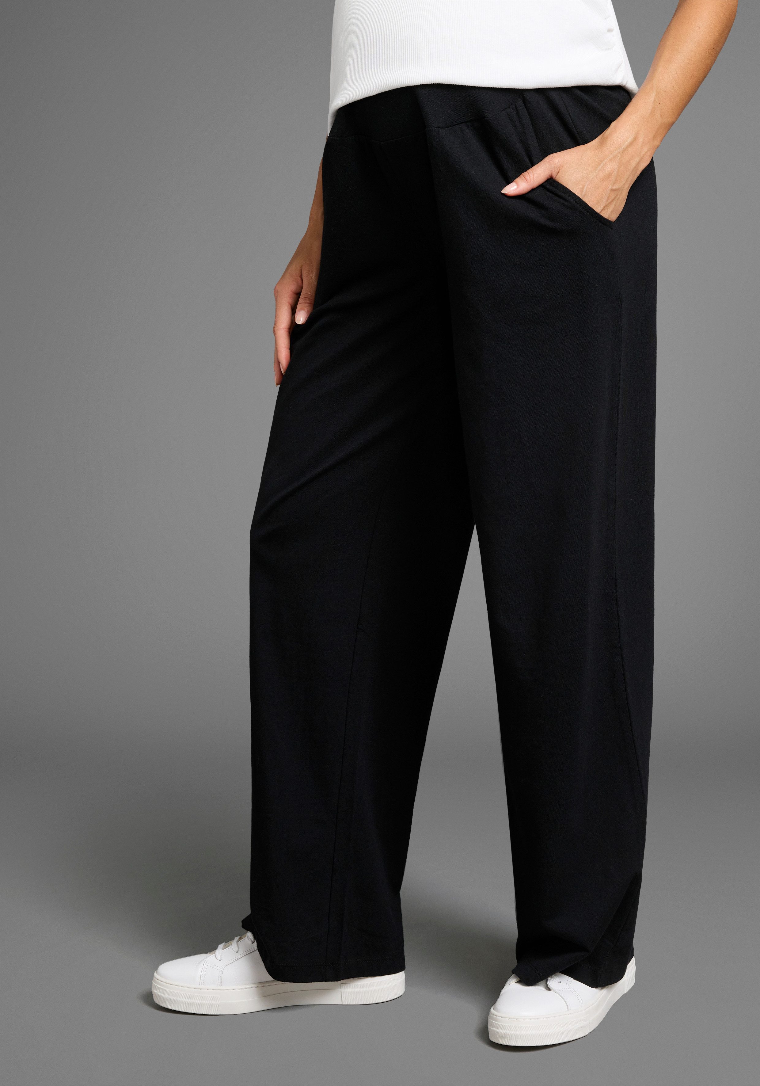 Neun Monate Umstandshose Weiche Jersey-Hose Jersey-Hose