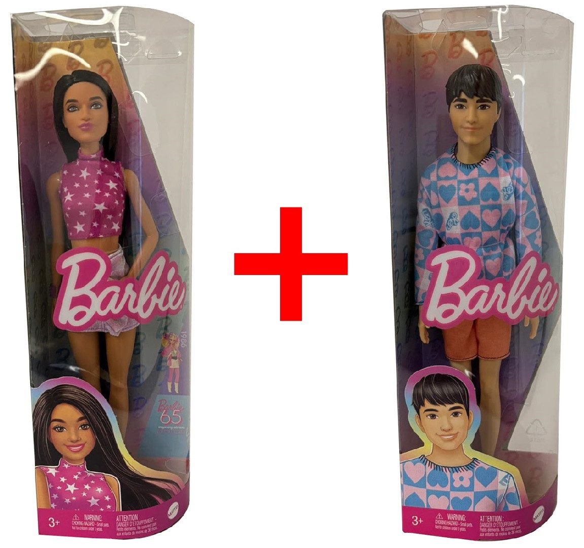 Barbie Stehpuppe 2er-Set Barbie Fashionistas HRH130