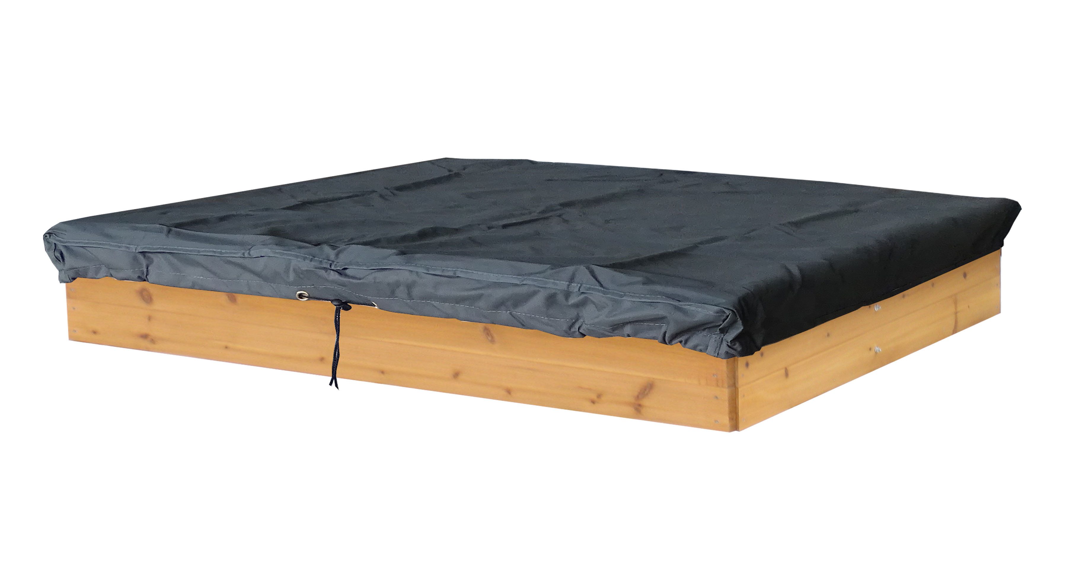 Quick Star Sandkasten-Abdeckplane Sandkasten Abdeckung 120x120cm,