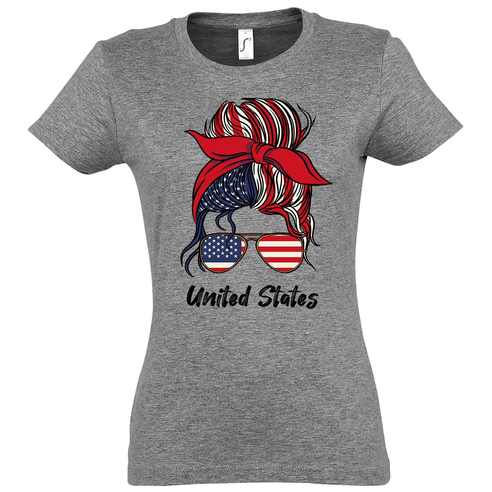 Youth Designz Print-Shirt United States Damen