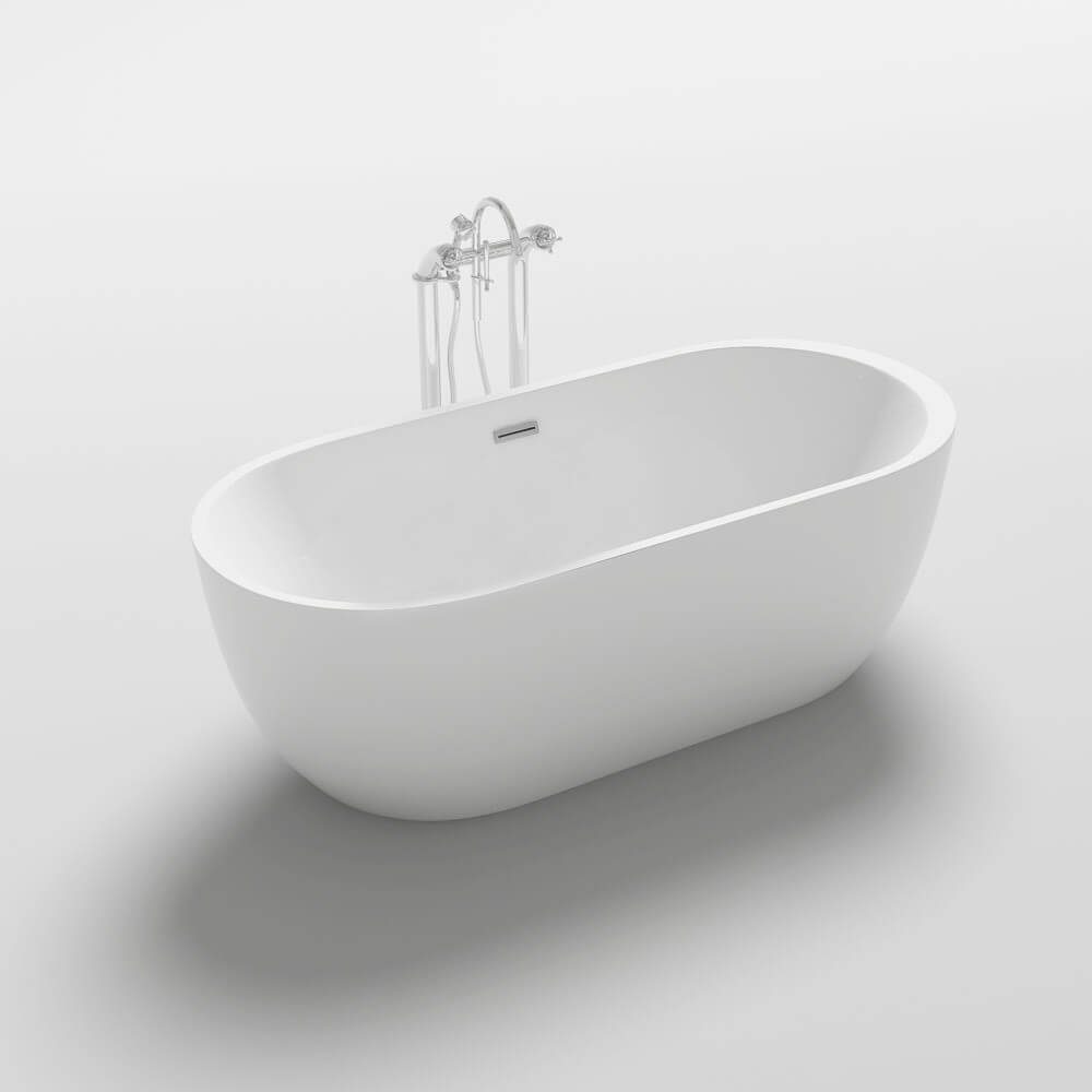 HOME DELUXE Badewanne Freistehende Badewanne CODO