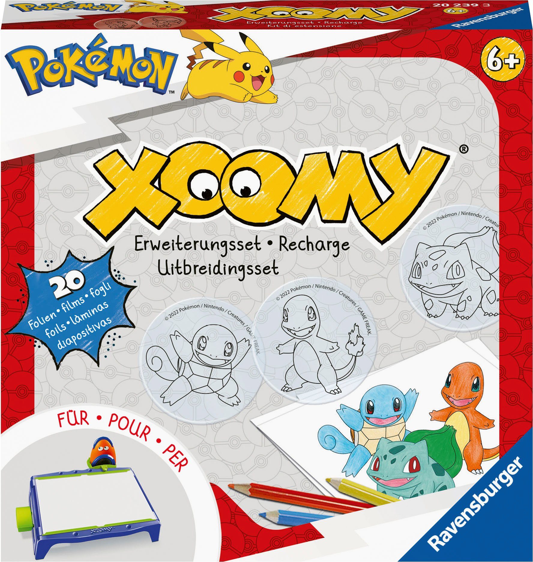 Ravensburger Malvorlage XOOMY® Pokémon Refill, Made