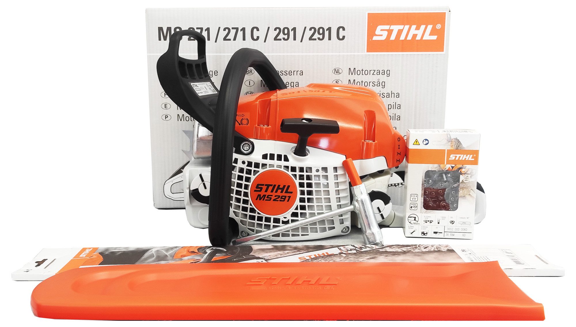 STIHL Benzin-Kettensäge MS 291 Benzin Motorsäge,