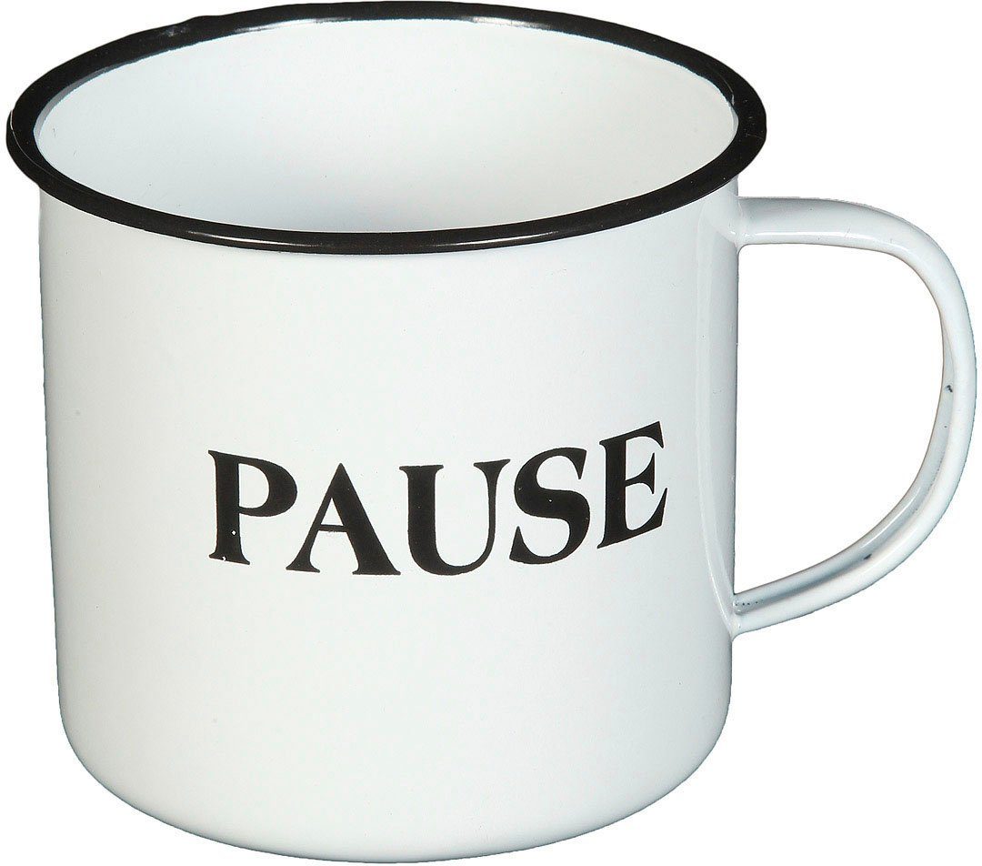 Ambiente Haus Tasse Becher PAUSE aus