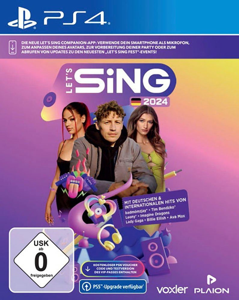 Let's Sing 2024 German Version PlayStation