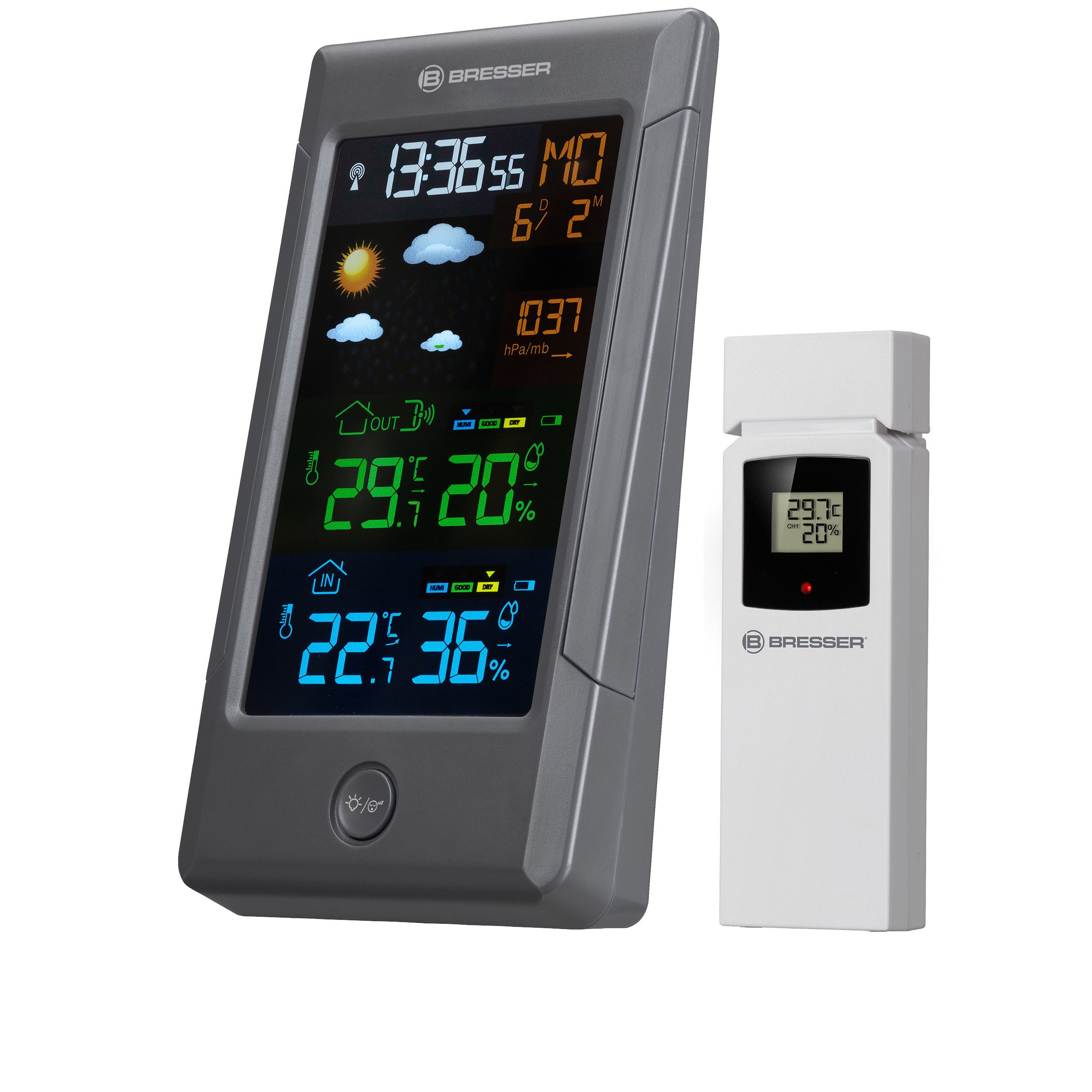 BRESSER BRESSER ClimateTemp NBF Farbwetterstation mit