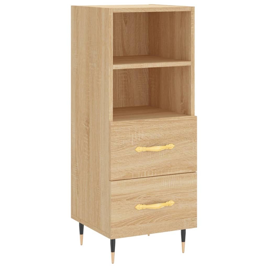 vidaXL Sideboard Sideboard Sonoma-Eiche 34,5x34x90 cm