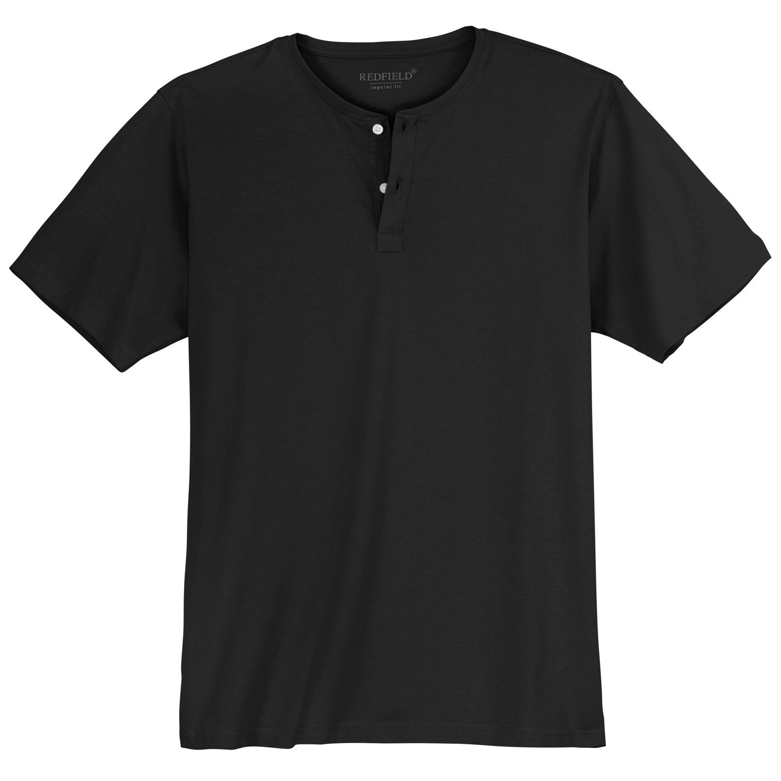 redfield Rundhalsshirt Redfield T-Shirt schwarz mit