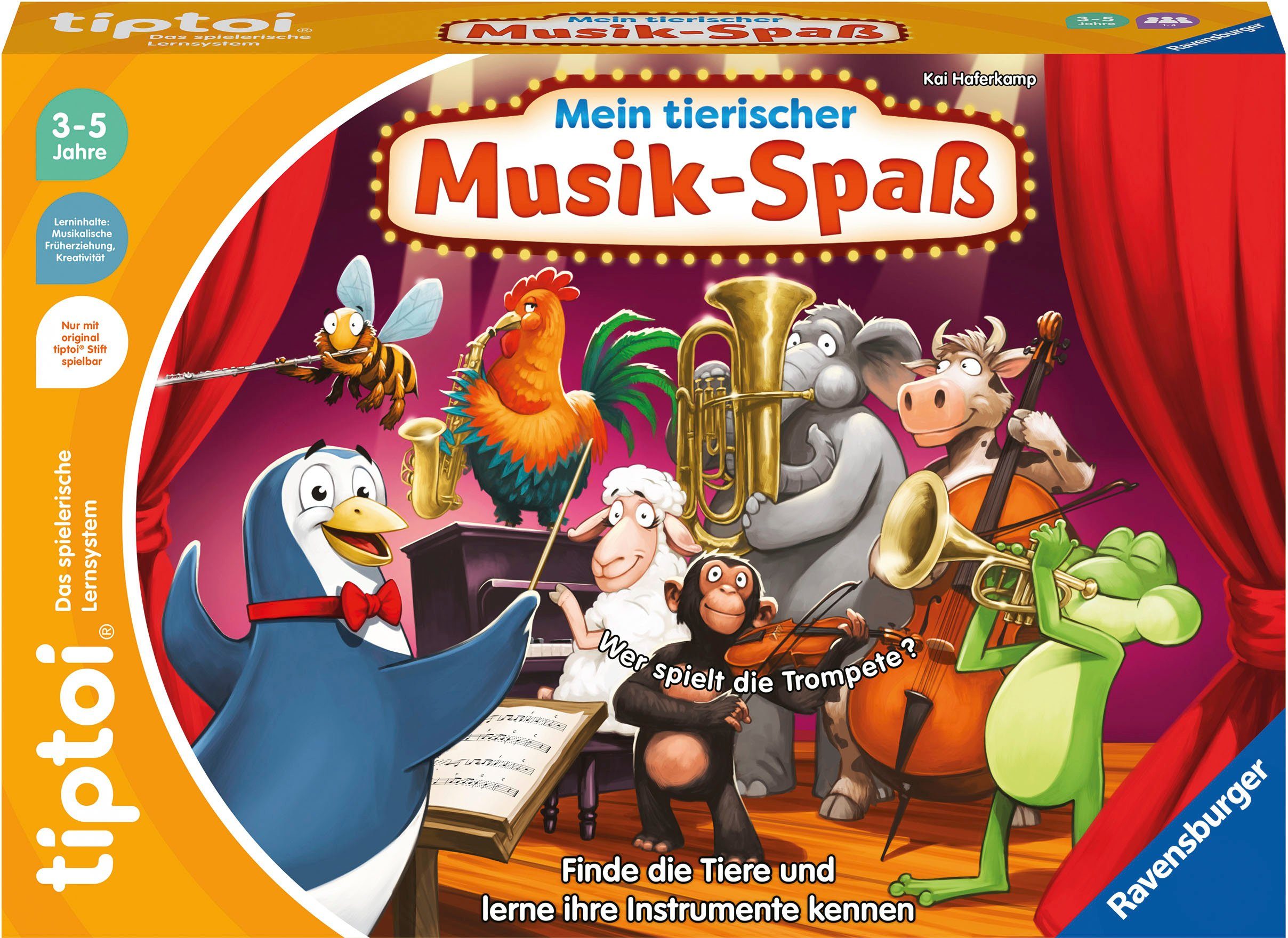 Ravensburger Spiel tiptoi® Mein tierischer Musik-Spaß,