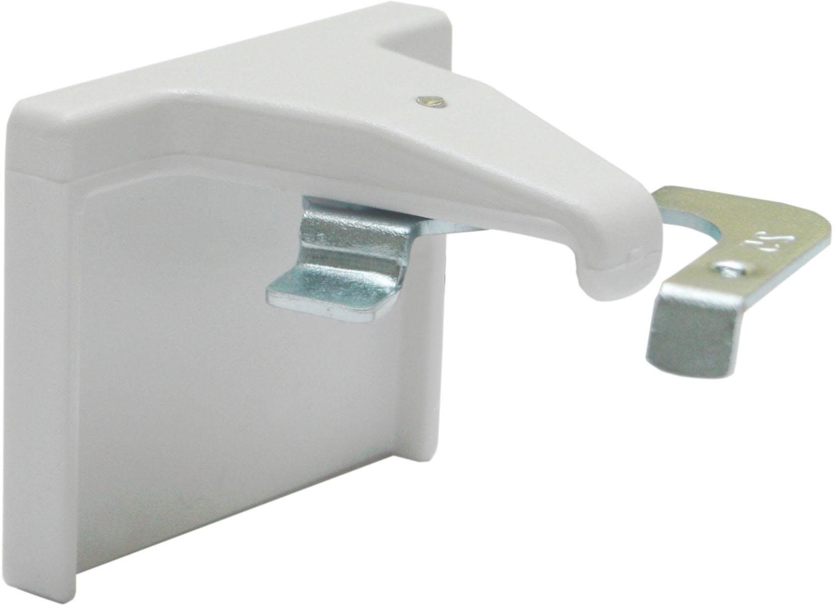 GARDINIA Sichtschutzbefestigung Klebeträger-Set, für Aluminium-Jalousien