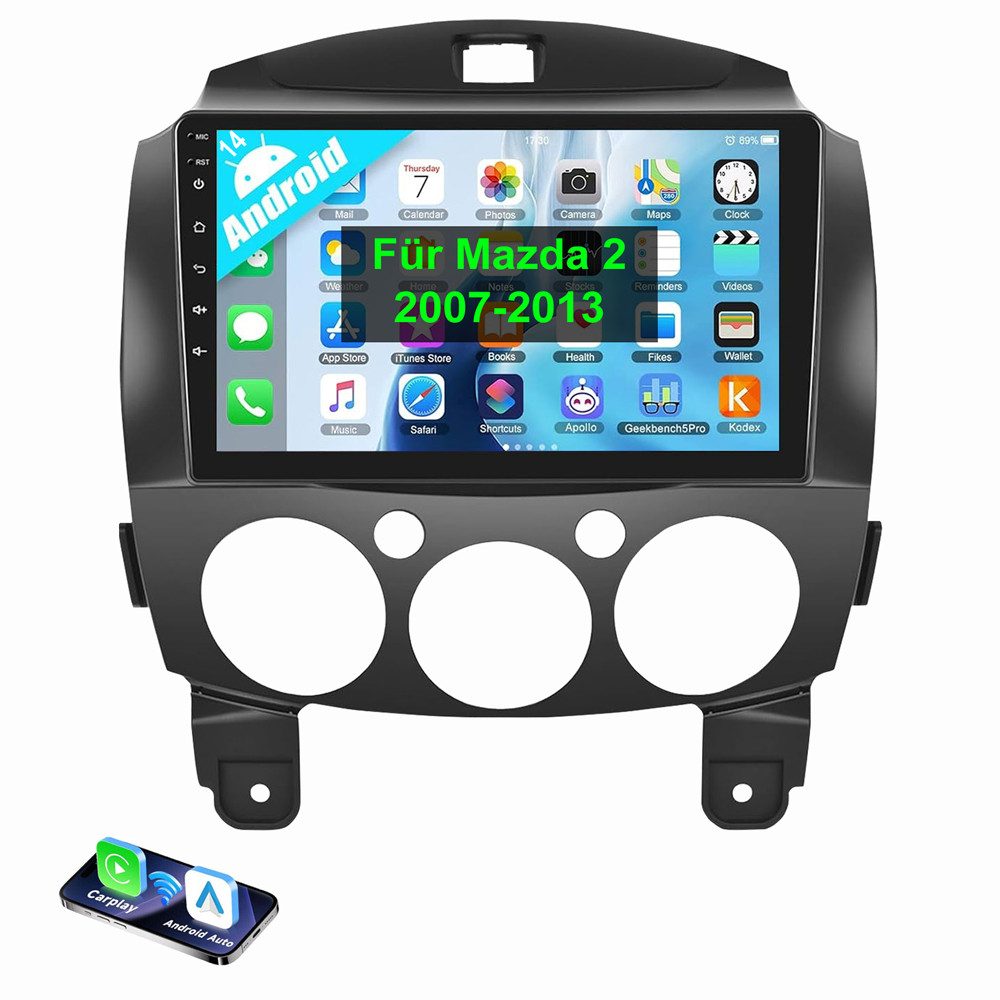 ESSGOO Android 14 Autoradio Für Mazda