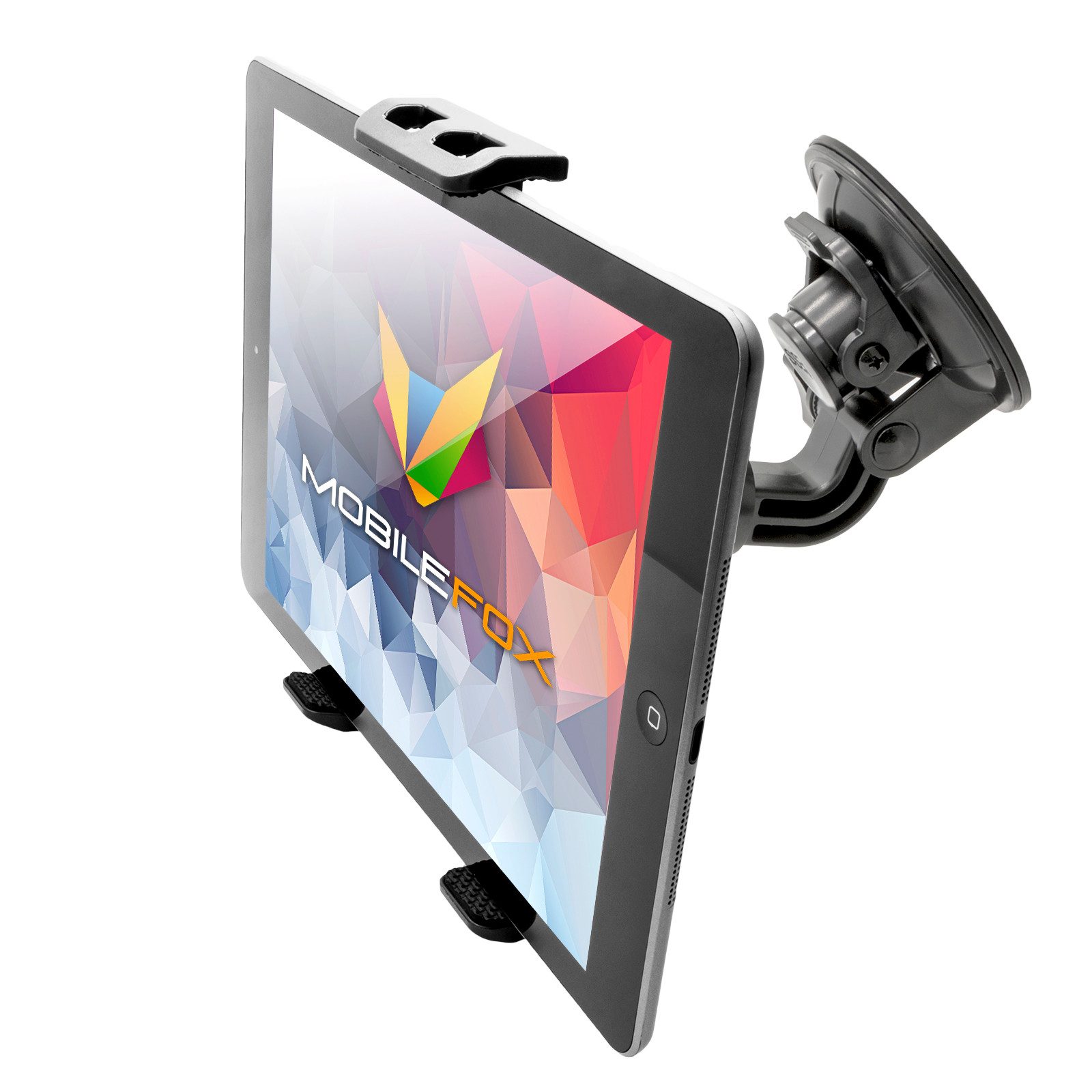Mobilefox Tablet-Halterung 360° KFZ Saugnapf Tablet