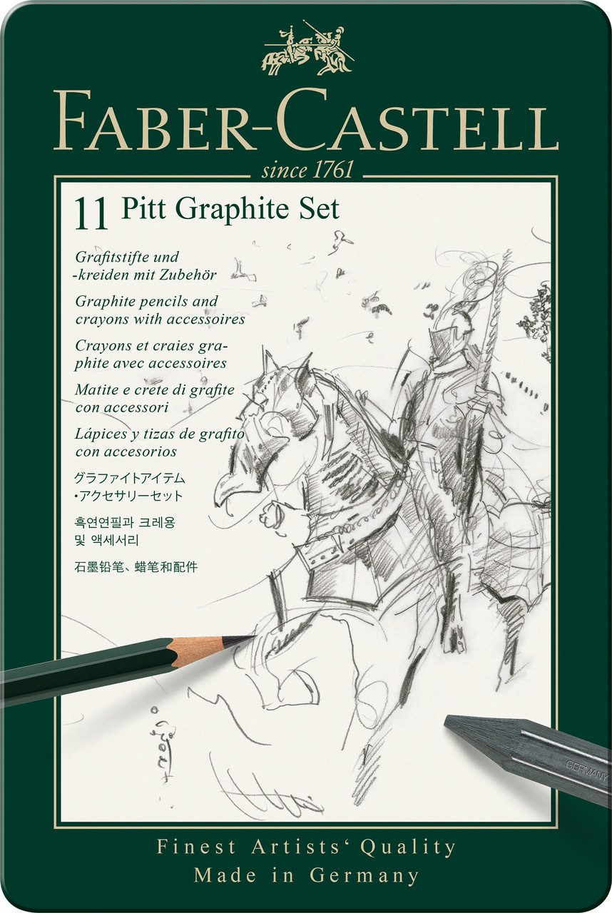Faber-Castell Bleistift Pitt Graphite Sets, (11-tlg),