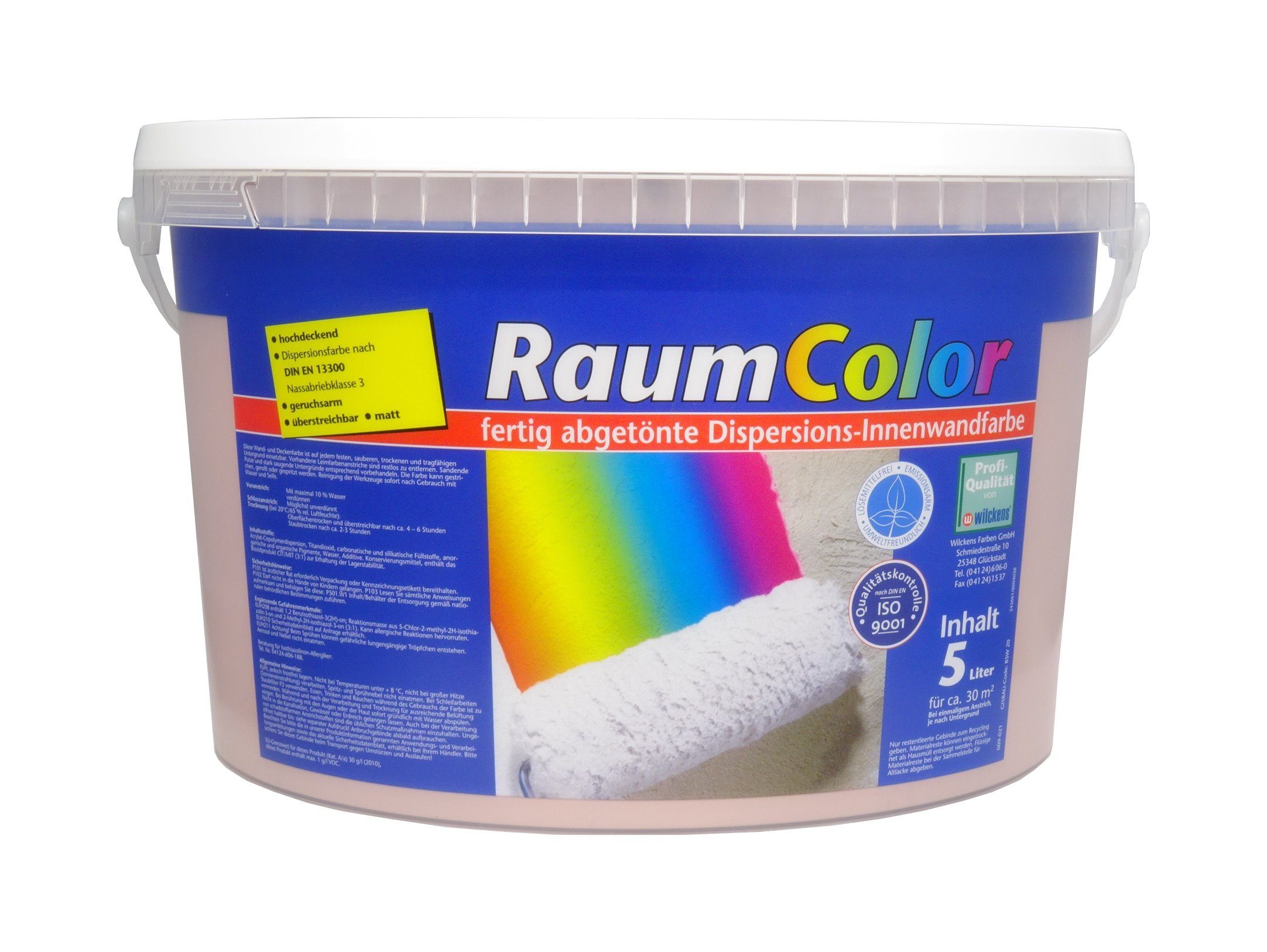 Wilckens Farben Wandfarbe, Raumcolor Mauve 5