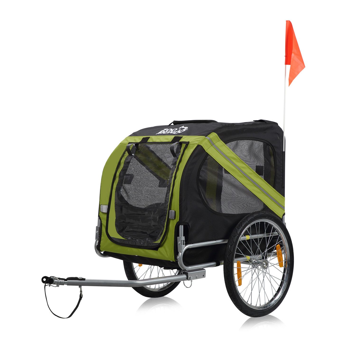 zoomundo Fahrradhundeanhänger Hundeanhänger Fahrradanhänger für Hunde