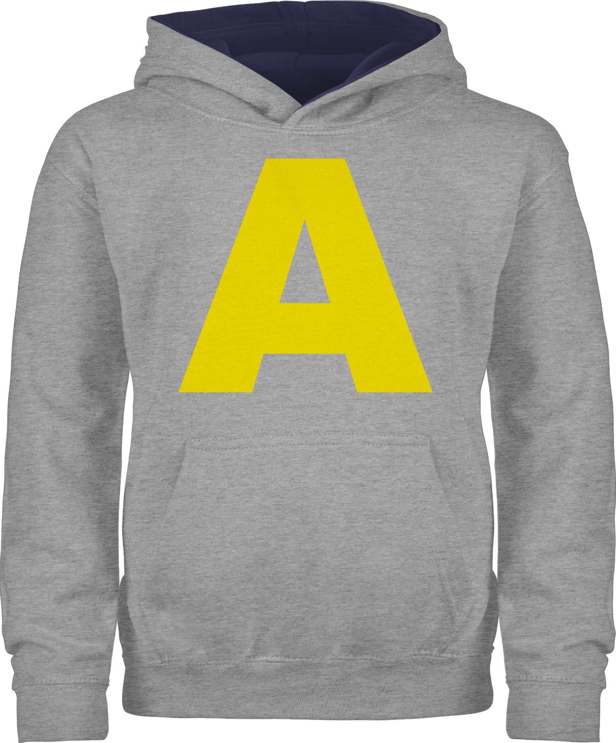 Shirtracer Hoodie Kostüm Buchstabe A Streifenhörnchen