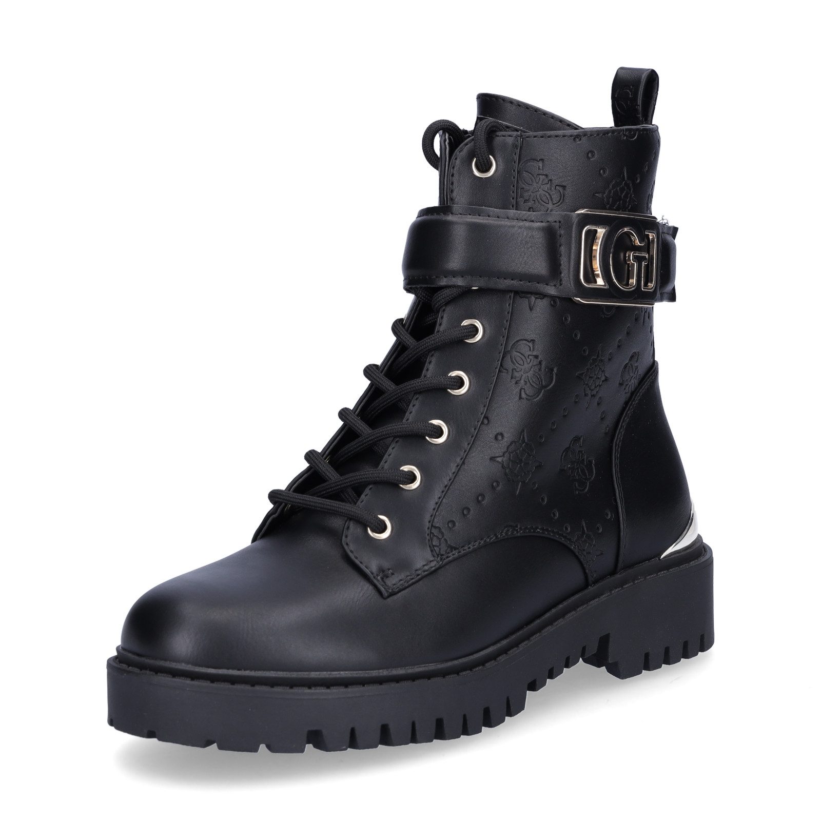 Guess Guess Damen Schnürboot Oranda schwarz