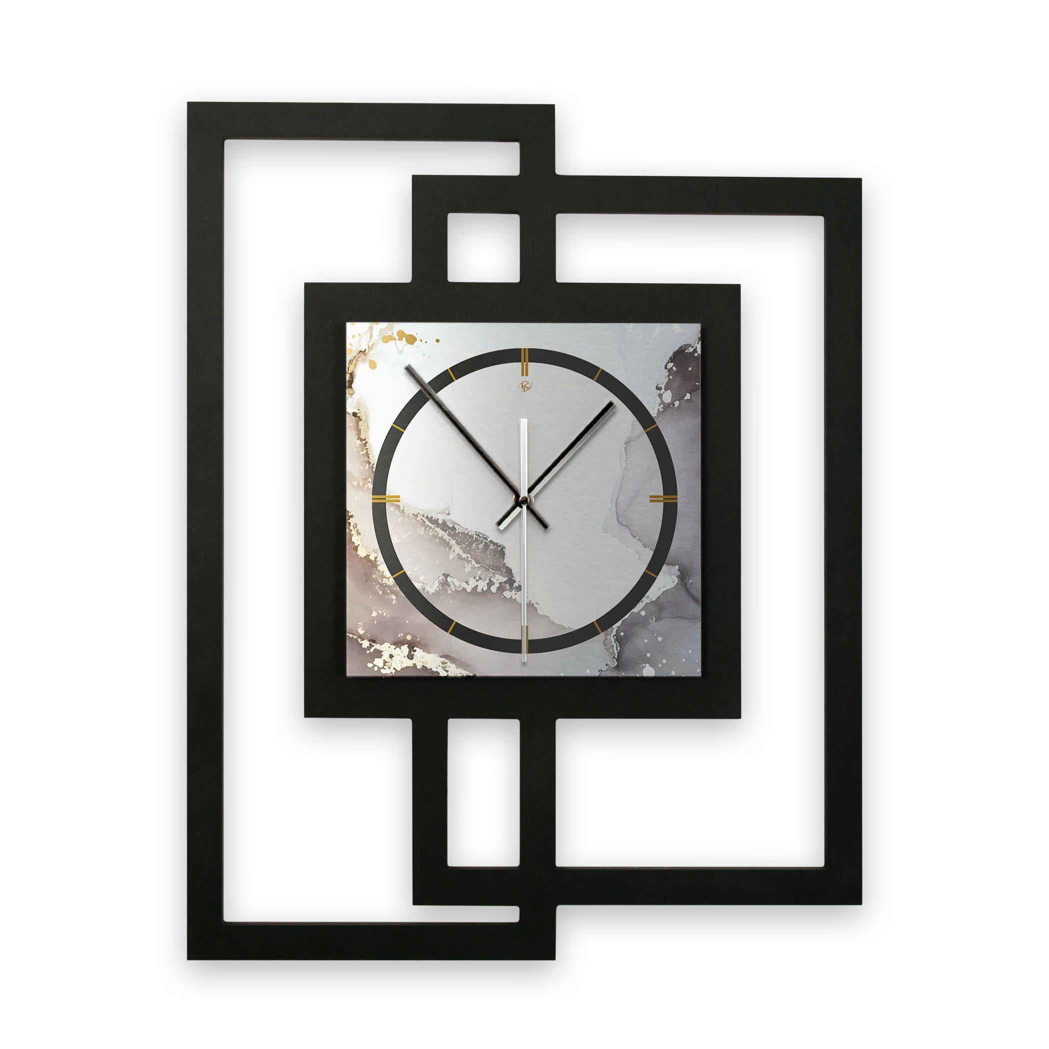 Kreative Feder Wanduhr Design-Wanduhr „Abstract Water“