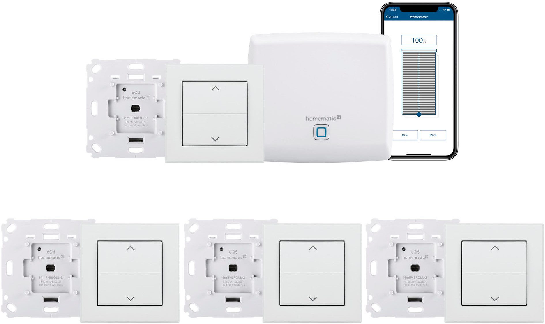 Homematic IP Starter Bundle Smart-Home-Zubehör, Smart