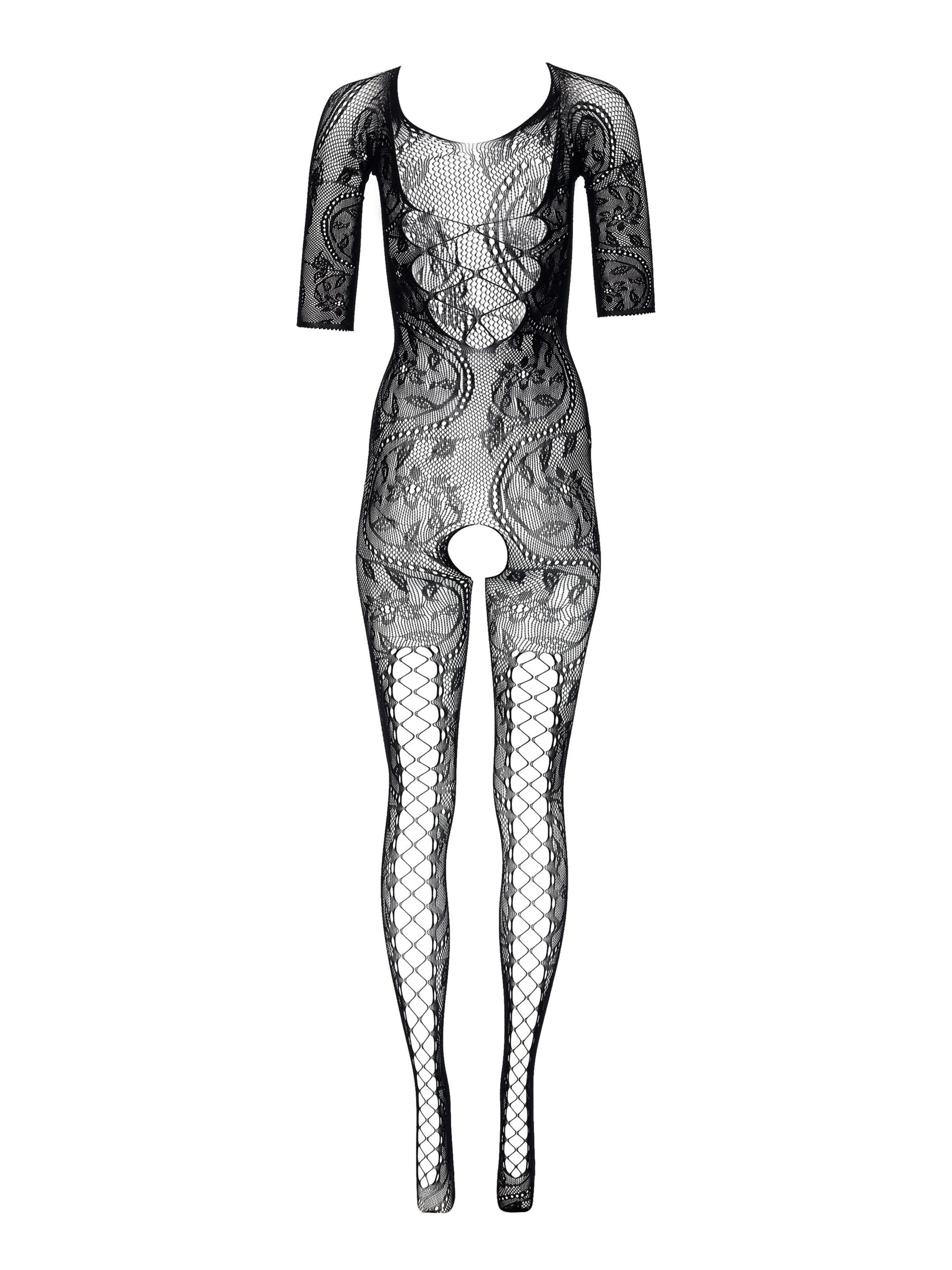 Elegant Love Bodystocking-Ouvert Sexy Catsuit Dessous
