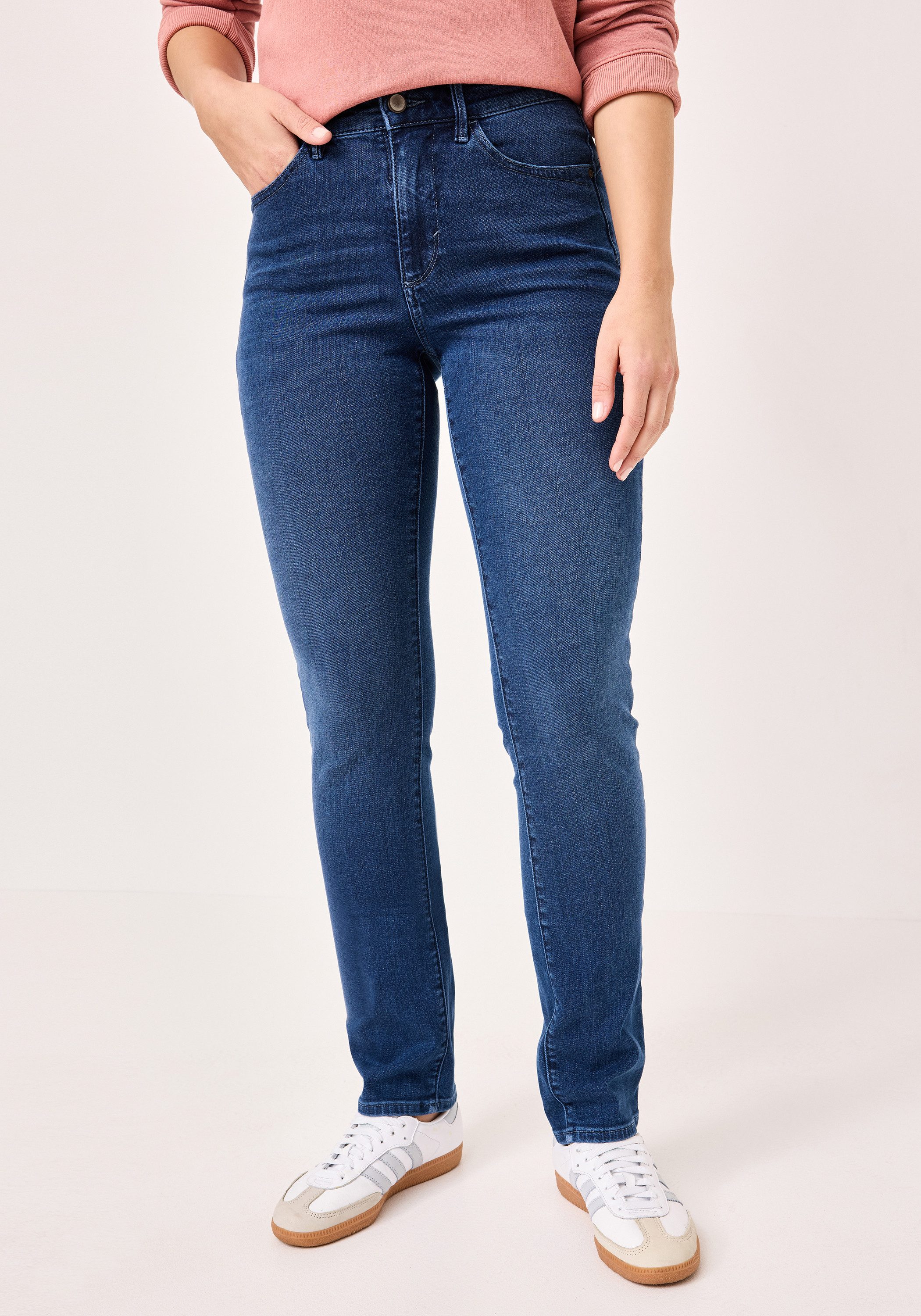 Paddock's Slim-fit-Jeans PAT 5-Pocket Damenjeans mit