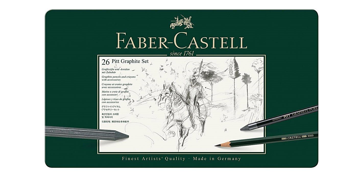 Faber-Castell Kalligraphie-Stift PITT Graphite Set groß,