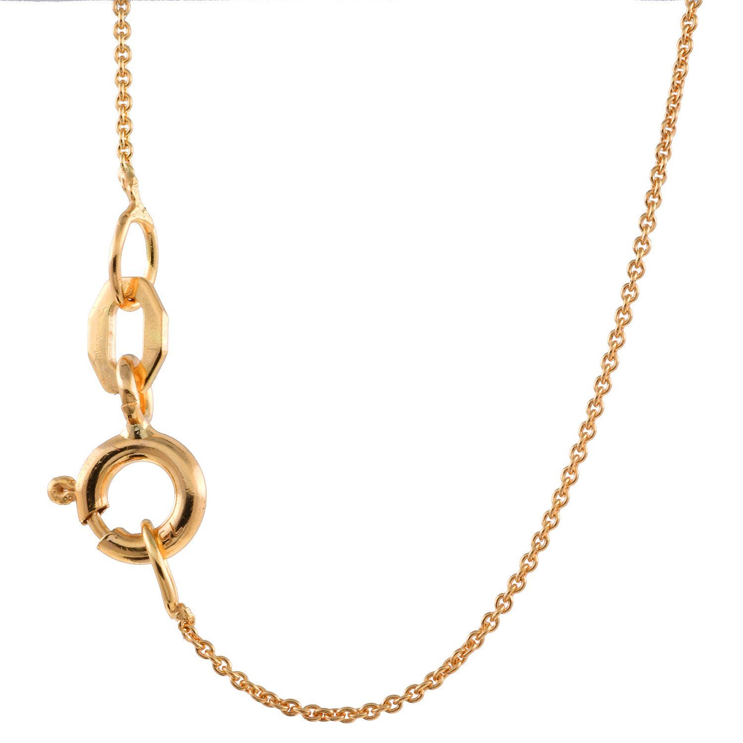 HOPLO Goldkette Goldkette Ankerkette Länge 50cm