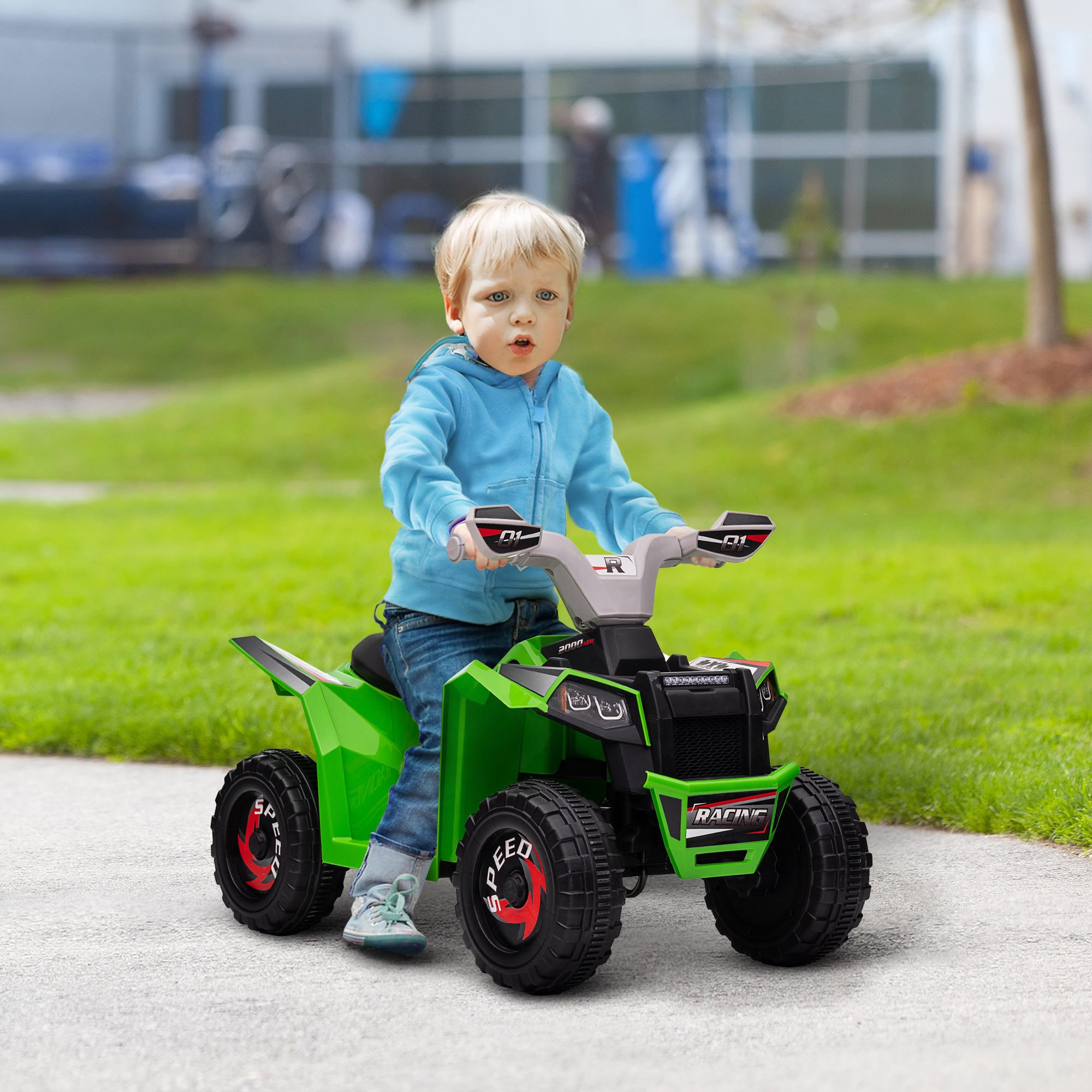 HOMCOM Elektro-Kinderquad 6V Elektro Quad für
