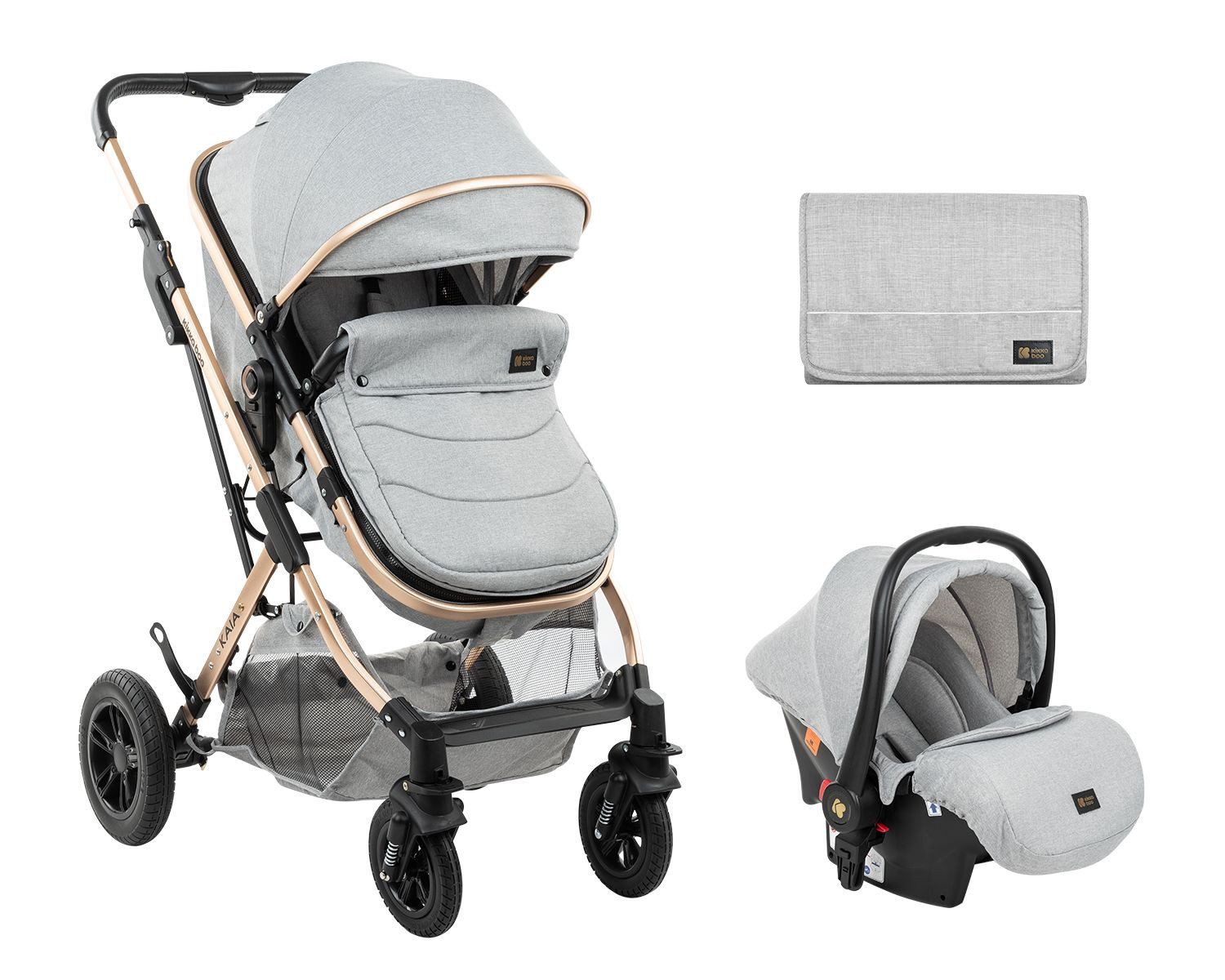 Kikkaboo Kombi-Kinderwagen Kombikinderwagen Kaia 3 in