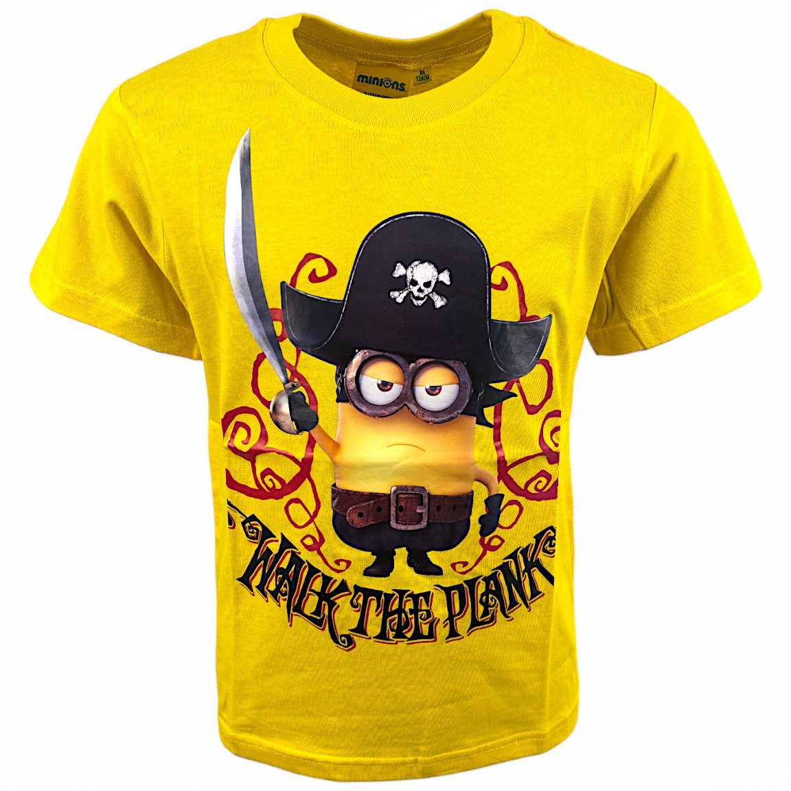 Minions T-Shirt Bob Pirat Kurzarmshirt aus