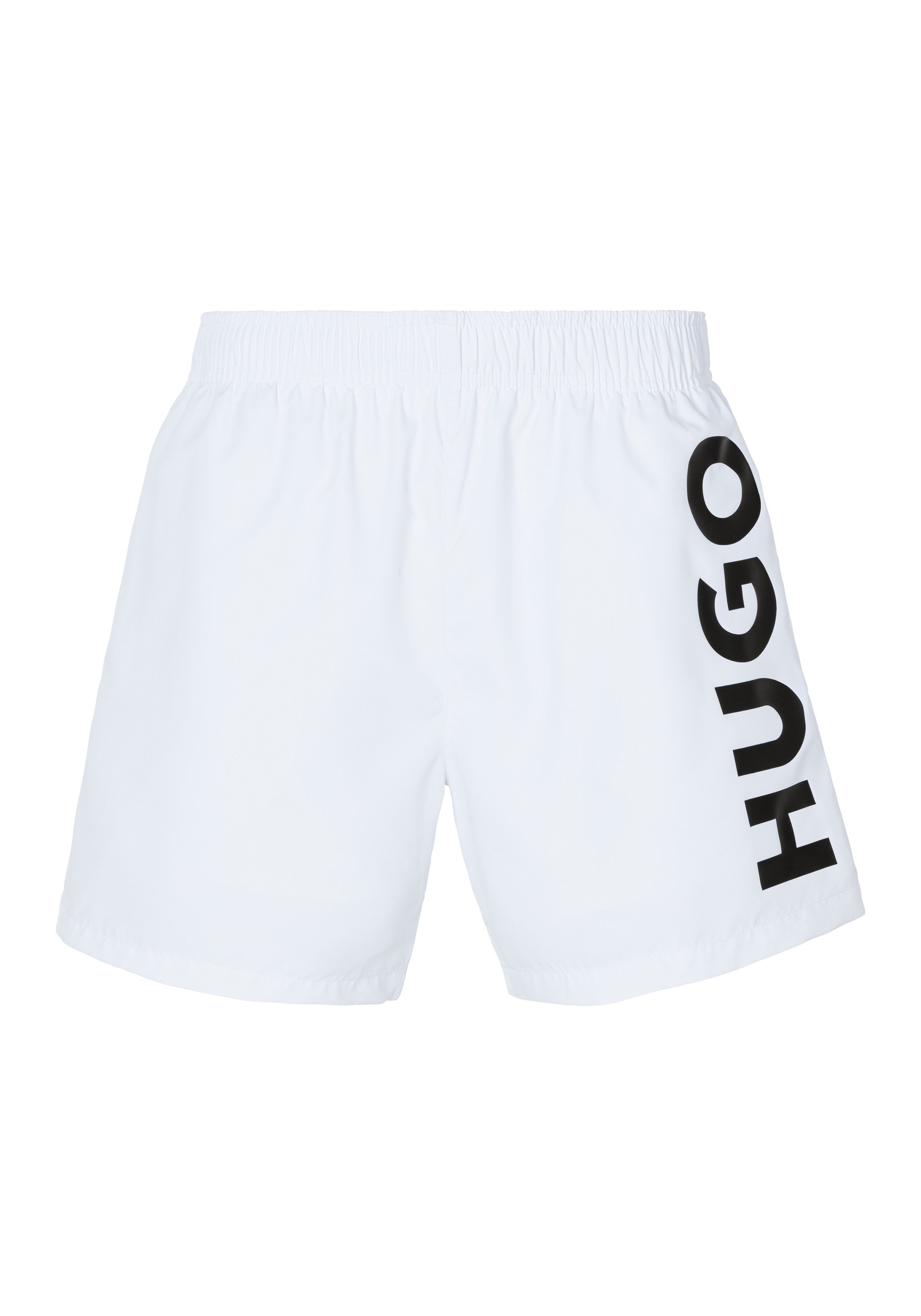 HUGO Badeshorts ABAS mit HUGO Logo-Print