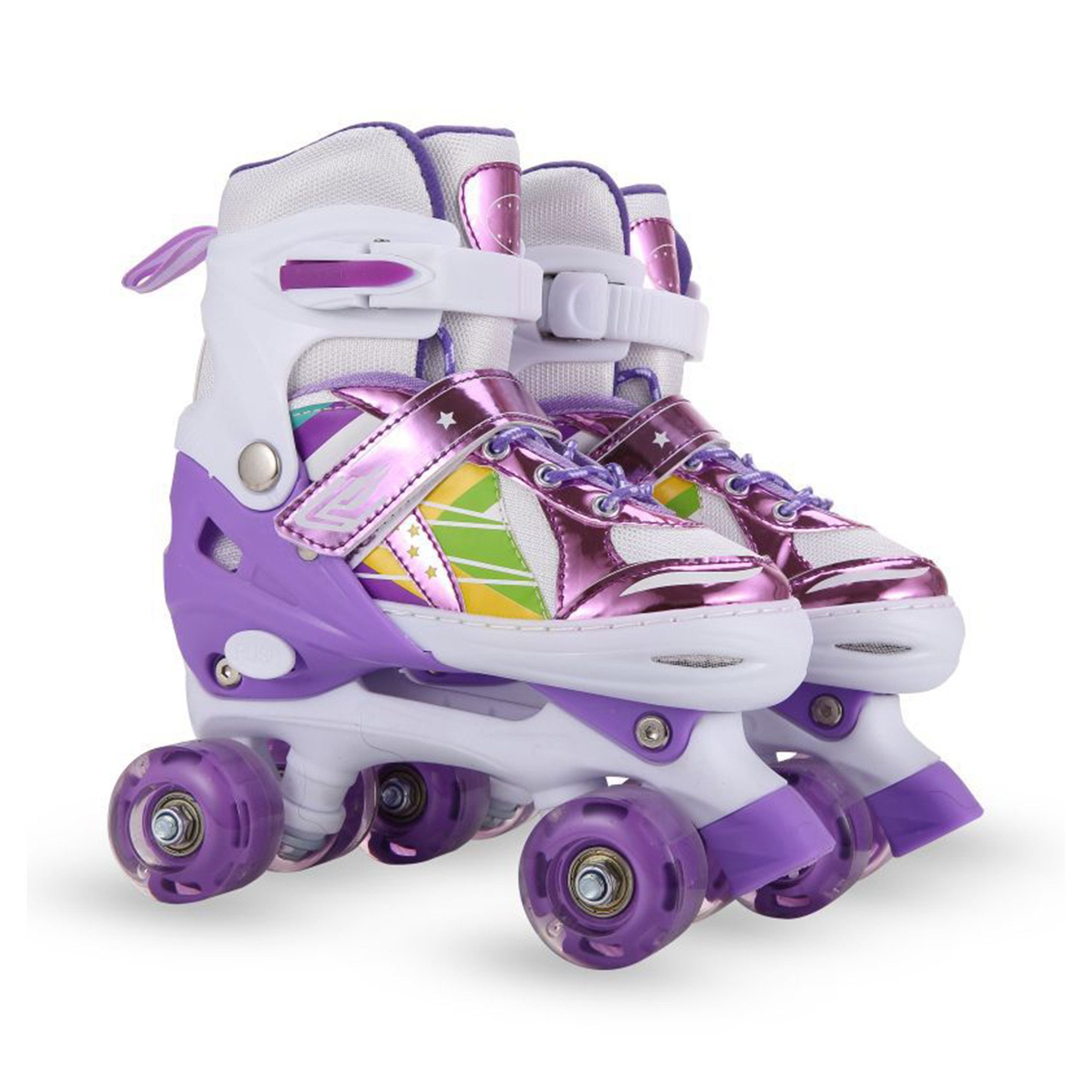 Masbekte Rollschuhe Roller Skates, einstellbarer Größe