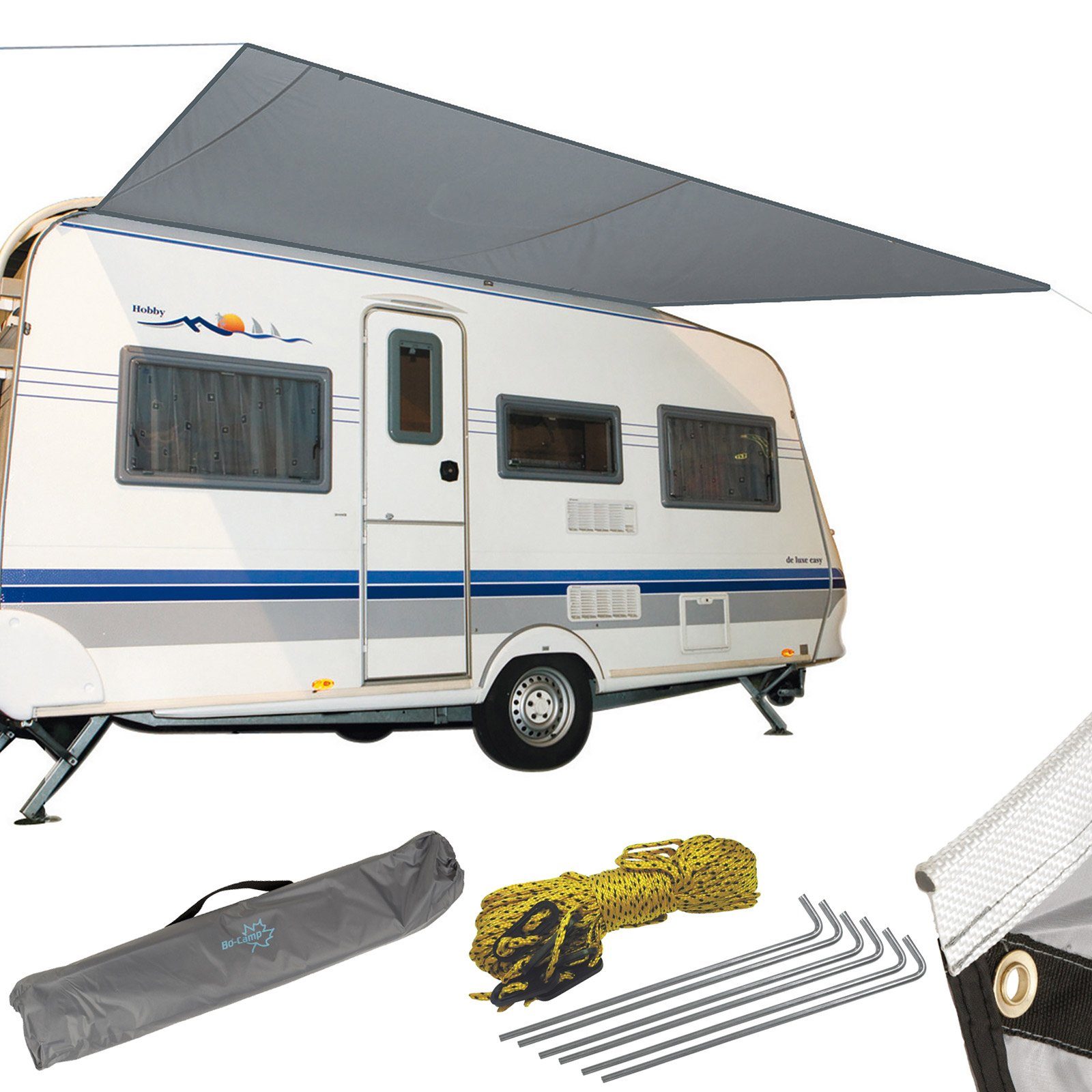Bo-Camp Vorzelt Sonnensegel Für Wohnwagen &