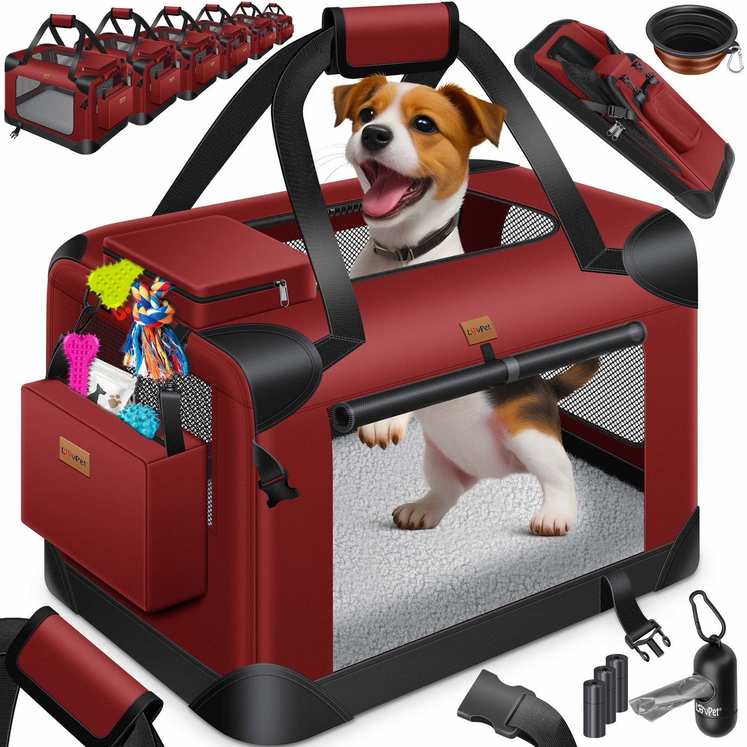 Lovpet Tiertransportbox bis 7 kg, Hundebox