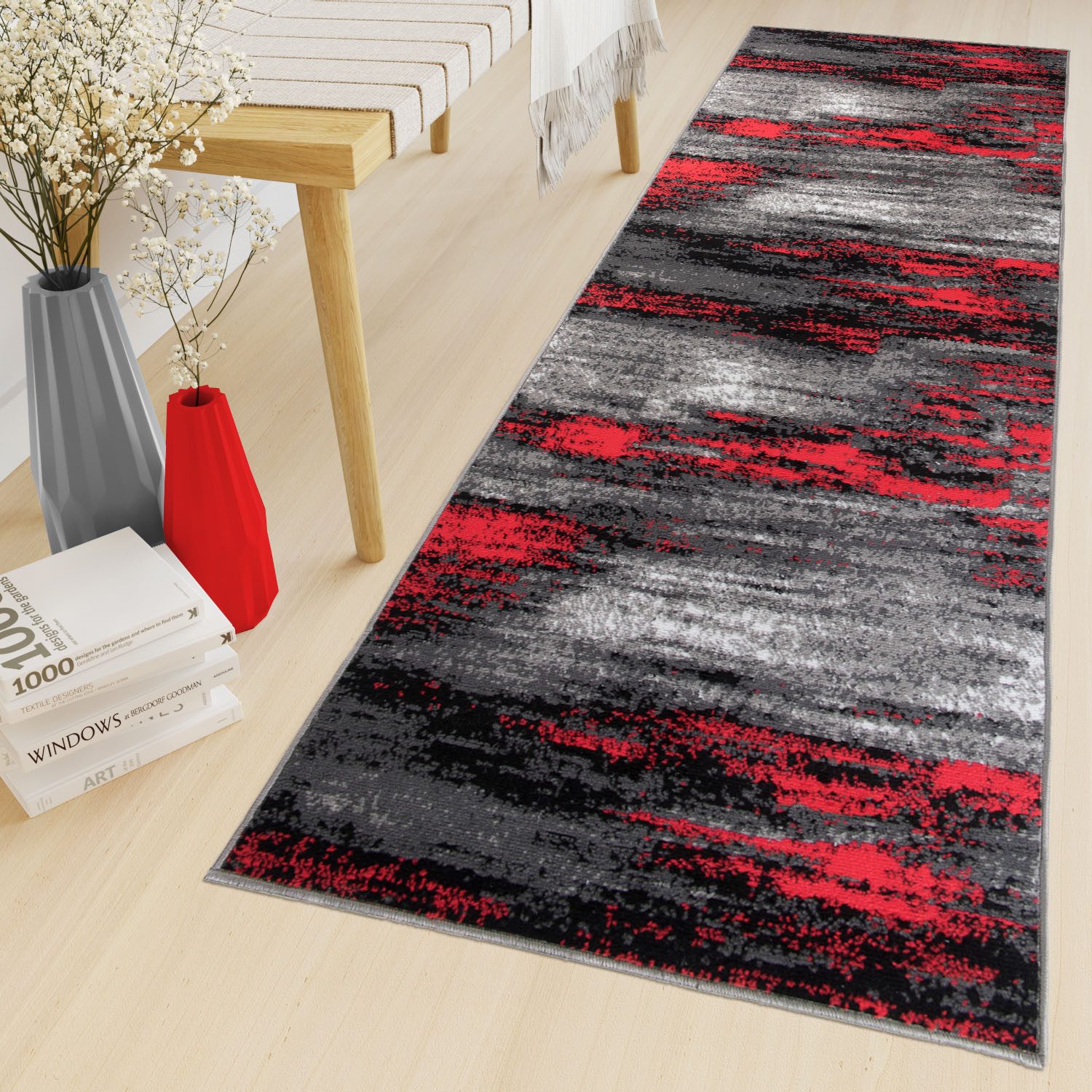 Tapiso Läufer MAYA, rechteckig, Höhe: 8