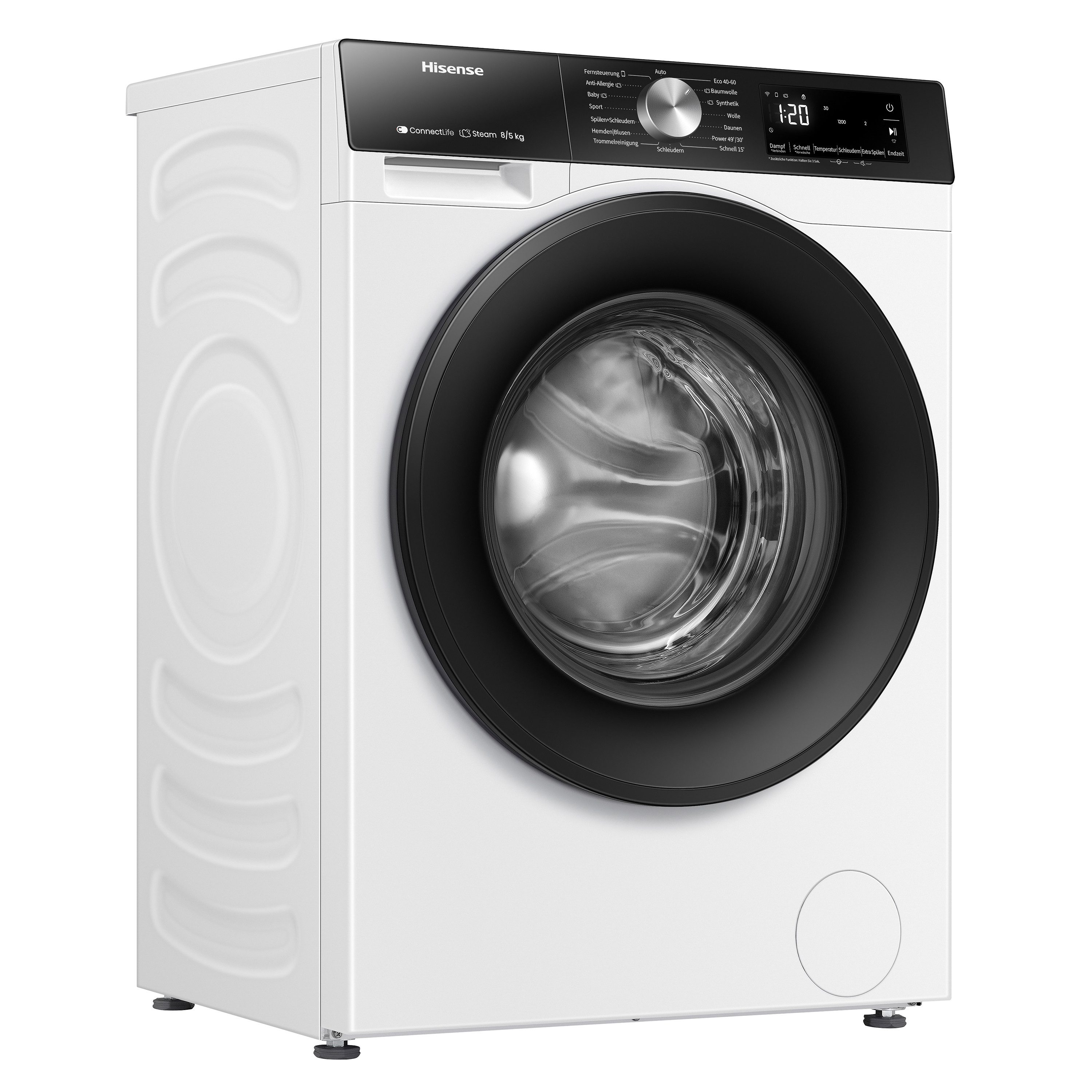 Hisense Waschtrockner WD3S8043BW3, 8 kg, 5